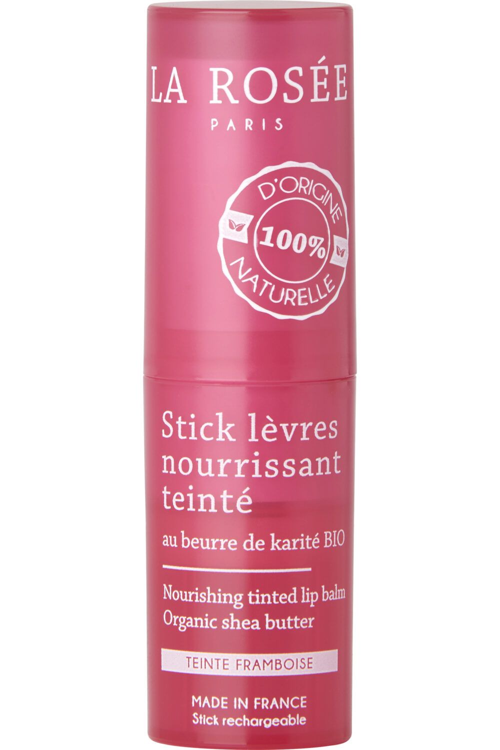 La Rosée - Stick lèvres nourrissant teinté rechargeable au beurre de karité BIO Stick à lèvres