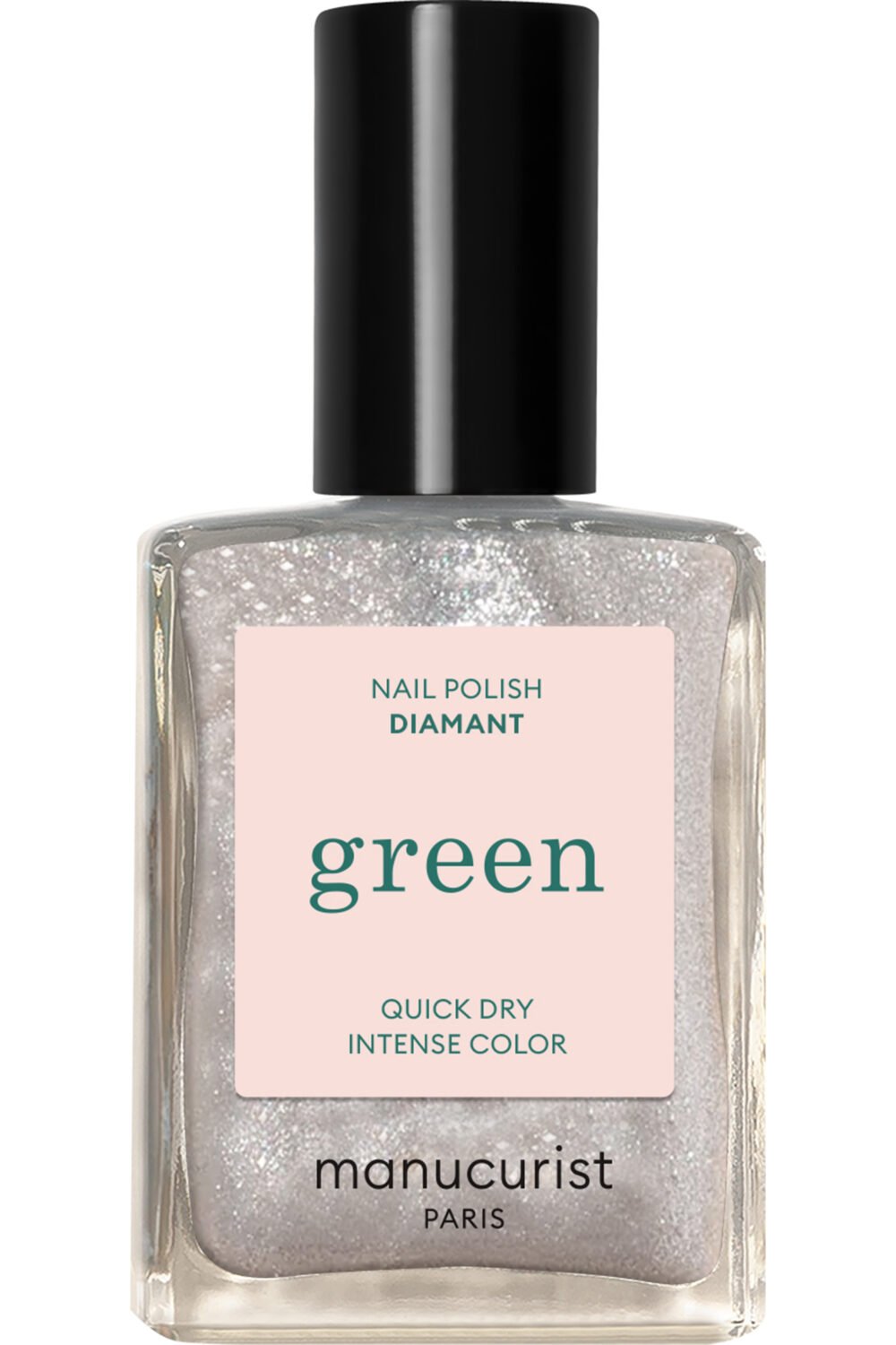 Vernis green Les paillettés - Diamant