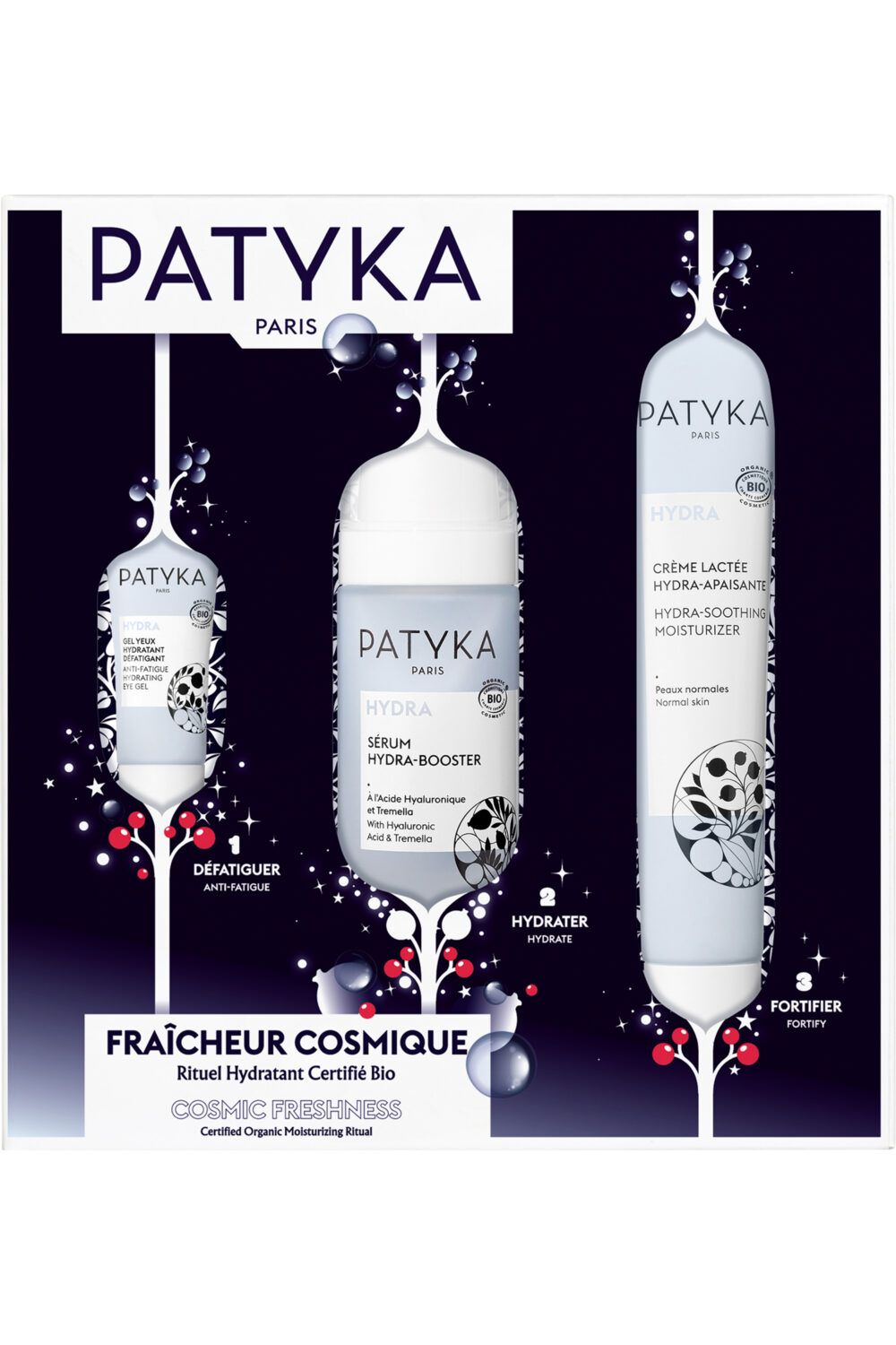 Patyka - Coffret rituel hydratant avec gel yeux et crème lactée offerts