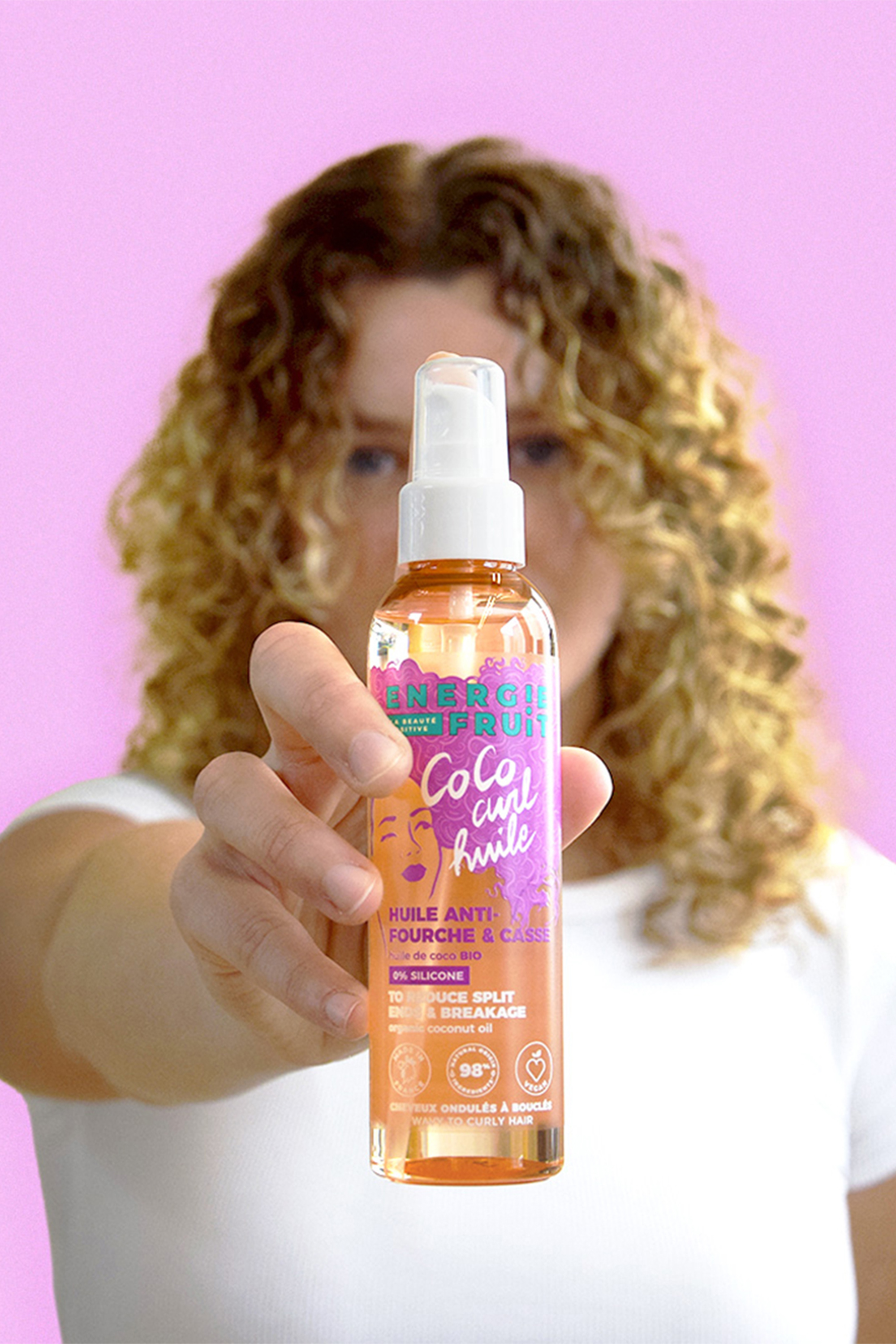 ENERGIE FRUIT Haarkur Vanille & Buritiöl – 300 Ml, Vegan, Für Gefärbtes & Strapaziertes Haar, Mit Bio-Öl, Hergestellt In Frankreich
