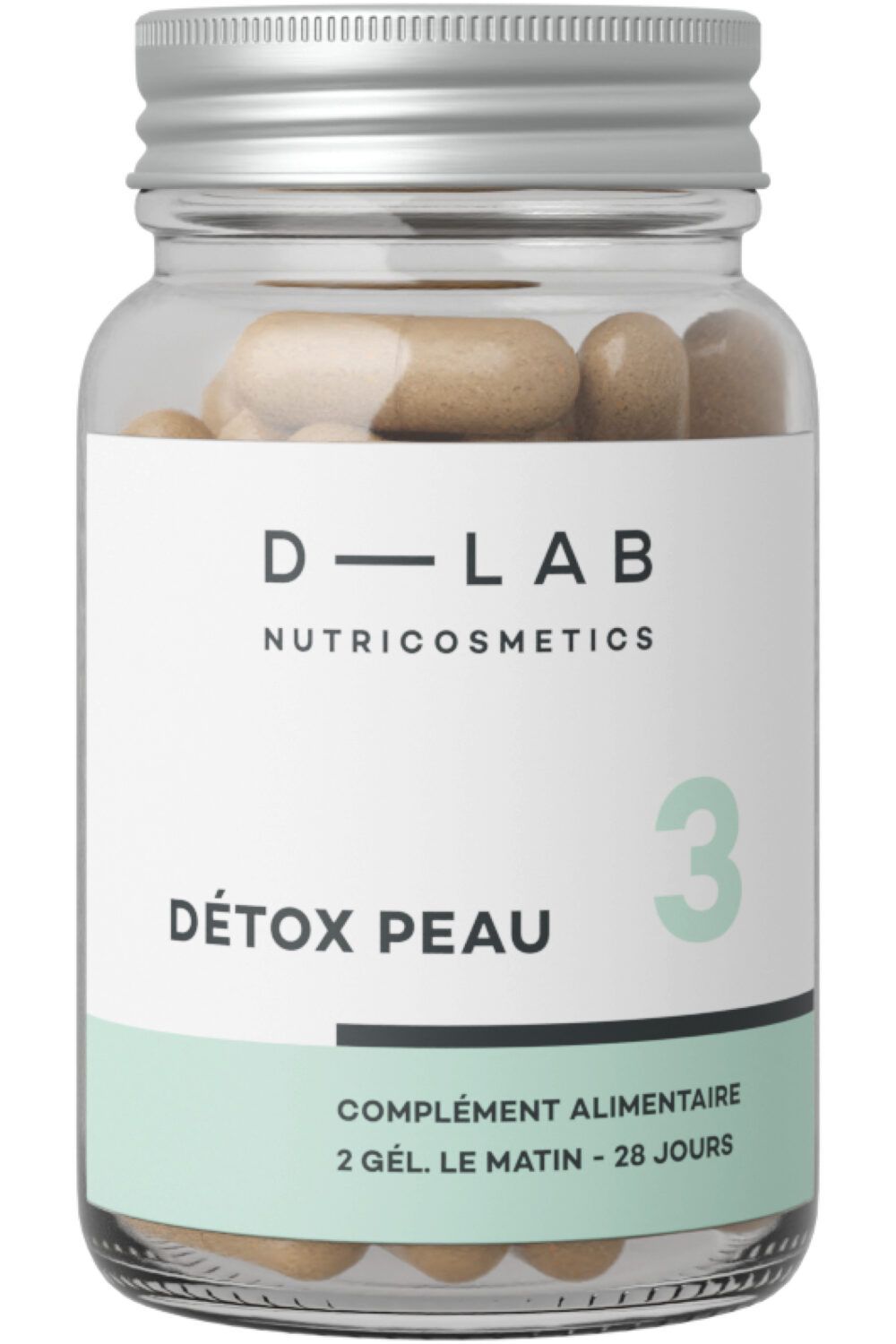 D-LAB Nutricosmetics - Complément alimentaire Détox Peau 1 mois