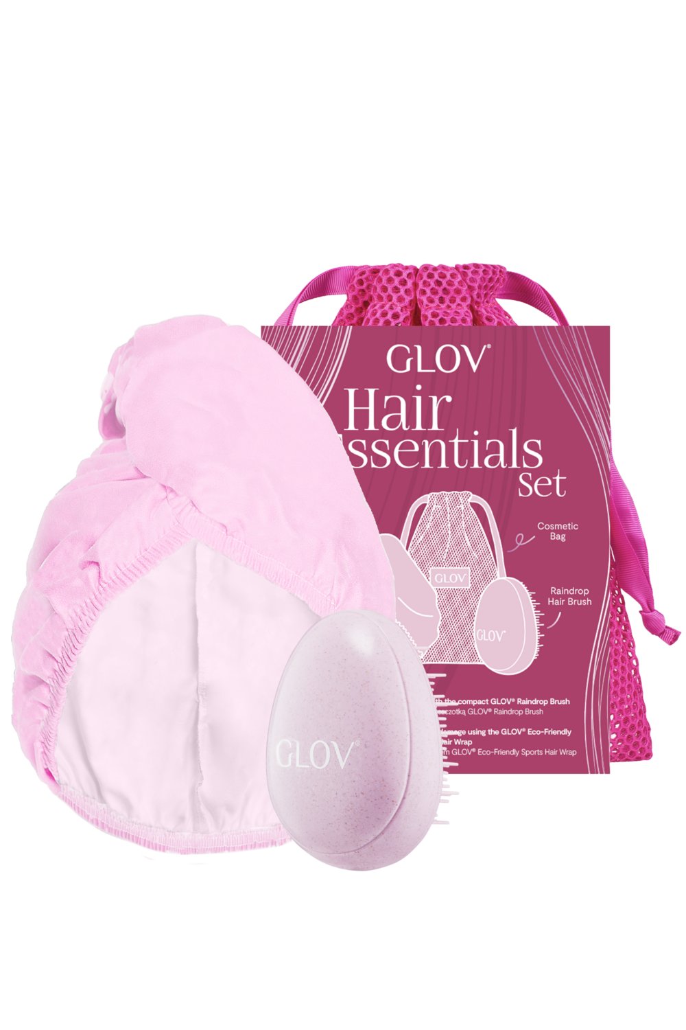 GLOV - Set essentiel cheveux
