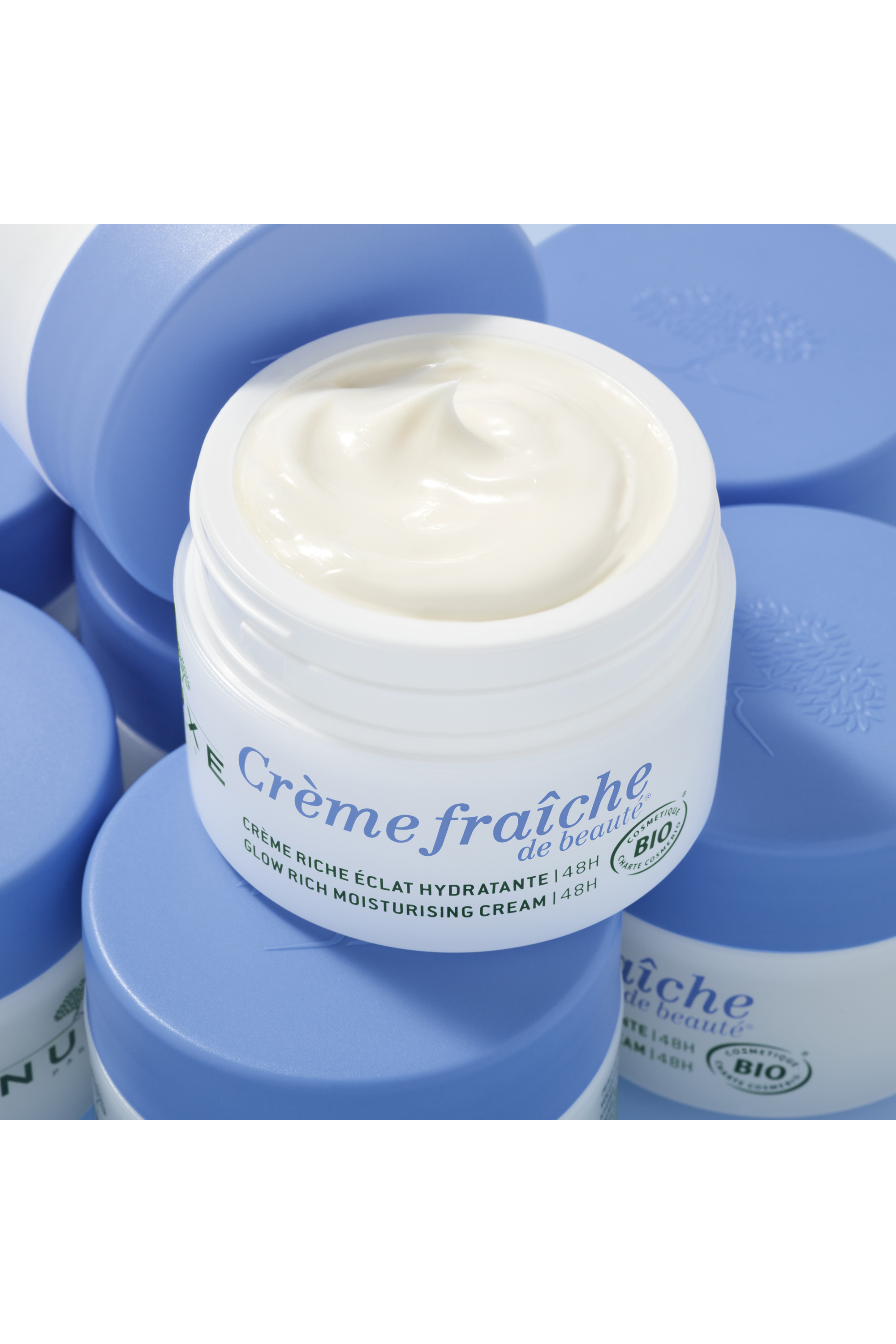 Crème riche éclat hydratante 48h Crème fraîche de beauté®