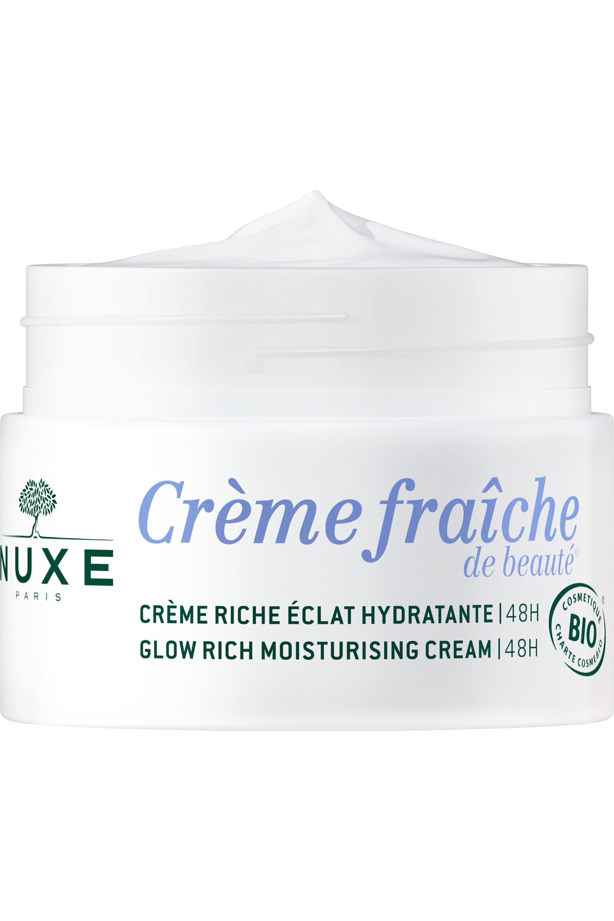 Crème riche éclat hydratante 48h Crème fraîche de beauté®