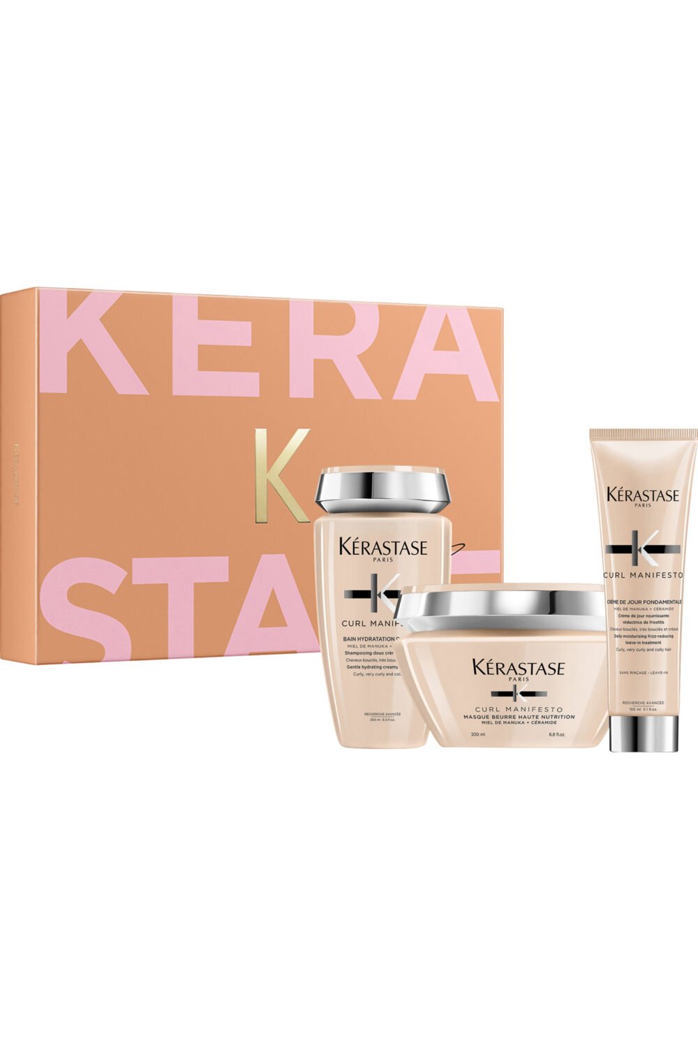 Kérastase - Coffret routine cheveux très bouclés à frisés Curl Manifesto avec Bain Hydratation Douceur offert