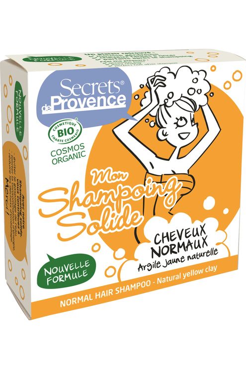 Shampoing solide bio pour cheveux normaux