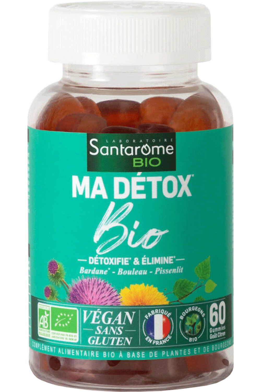 Santarome BIO - Gummies Ma détox bio 1 mois