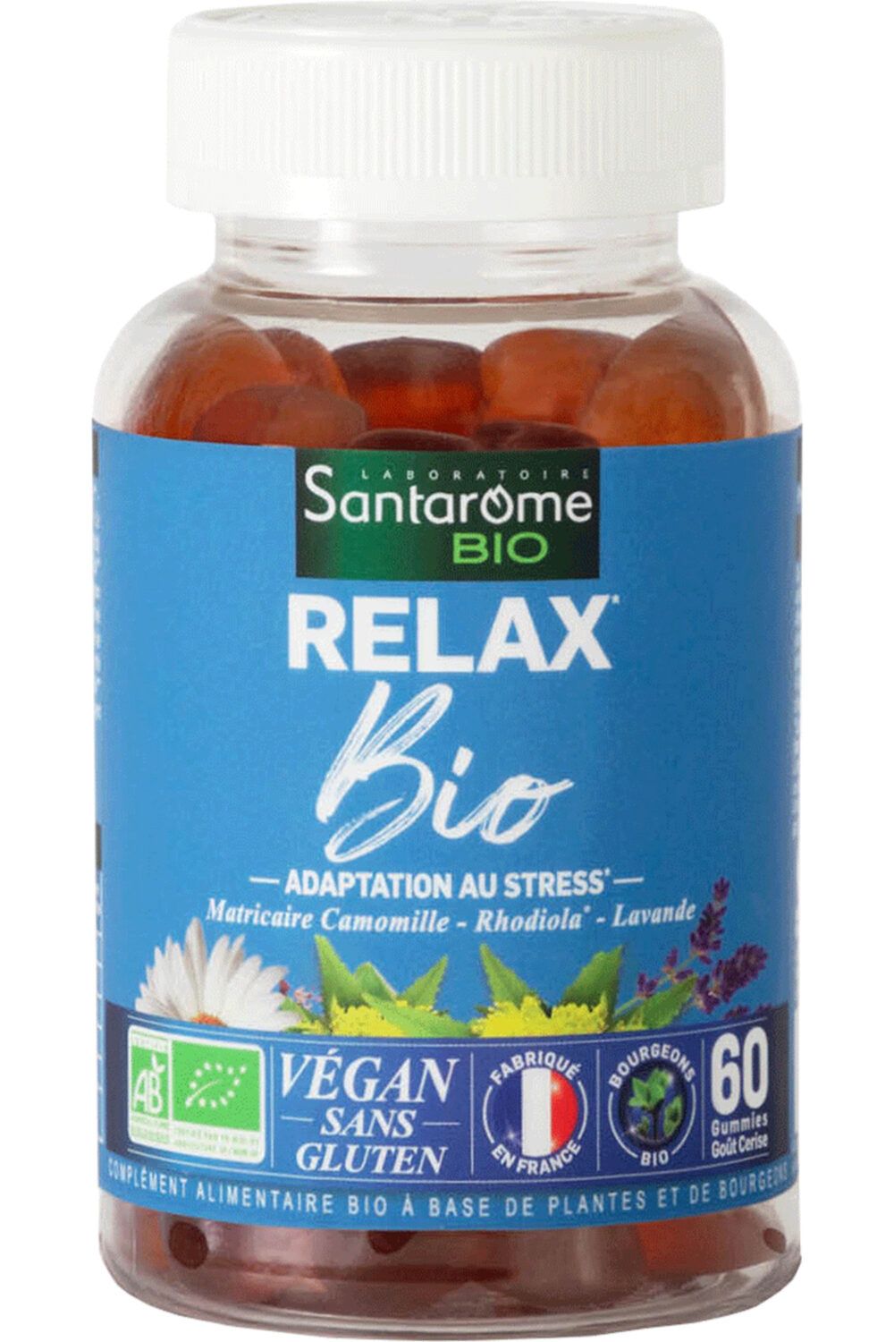 Santarome BIO - Gummies Relax bio antistress & détente 1 mois