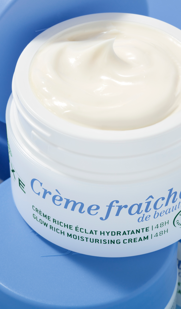 Crème riche éclat hydratante 48h Crème fraîche de beauté®