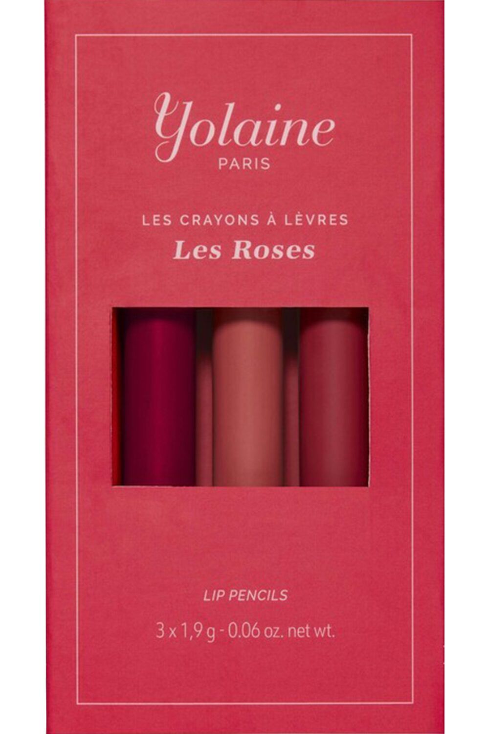 Yolaine - La boîte de crayons à lèvres Les Roses