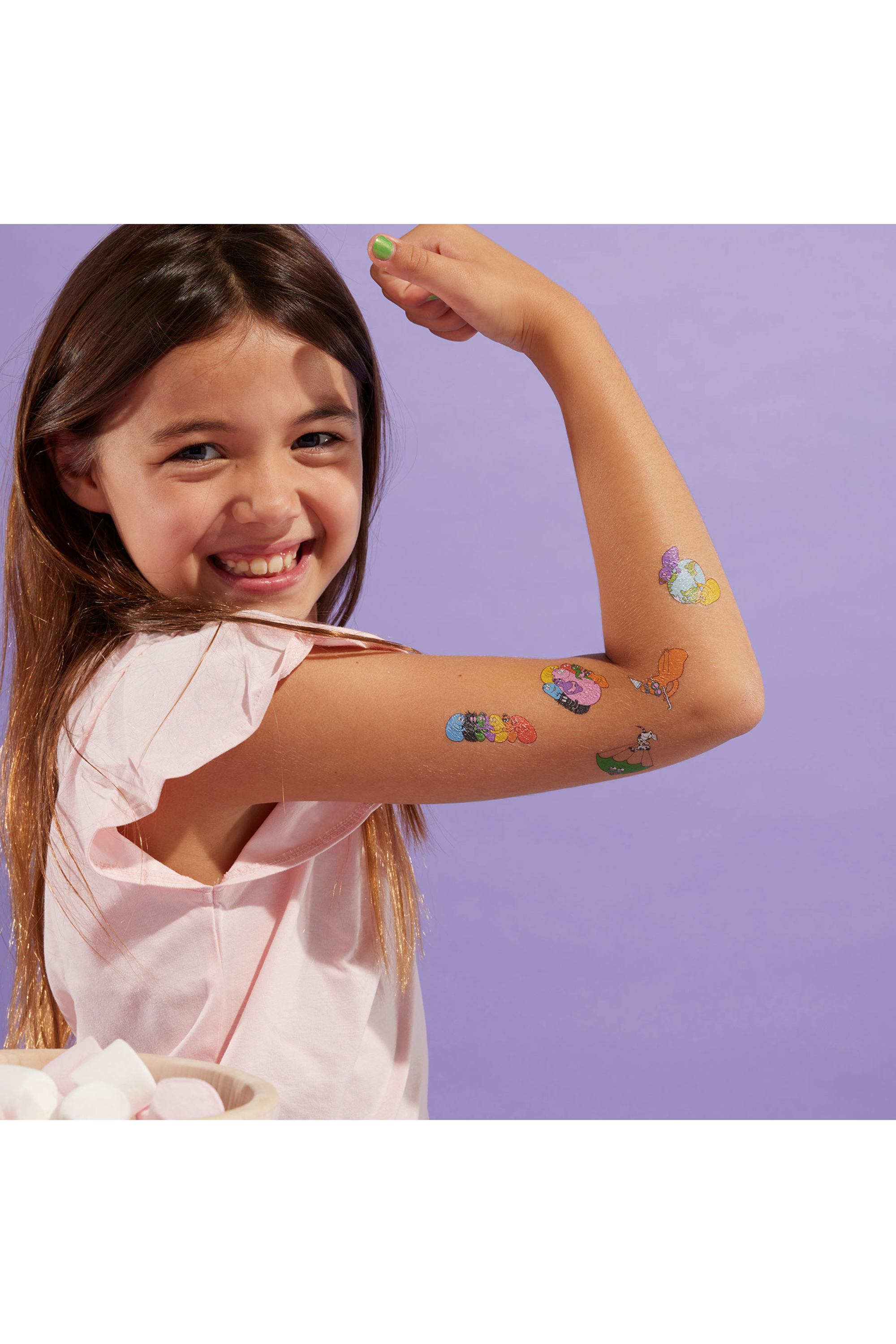 Tatouages peau & ongles Collection Barbapapa