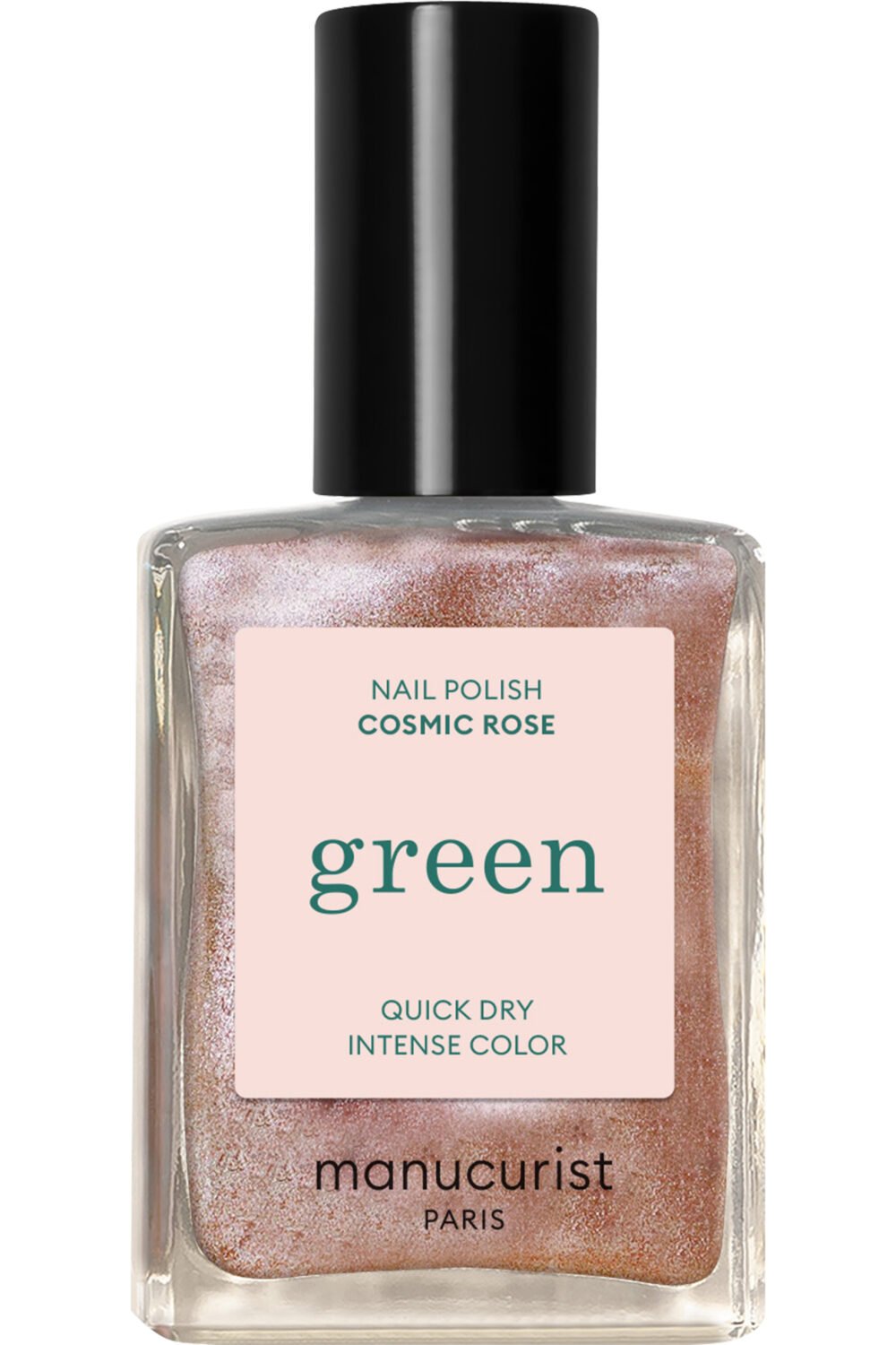 Vernis green Les paillettés - Cosmic rose