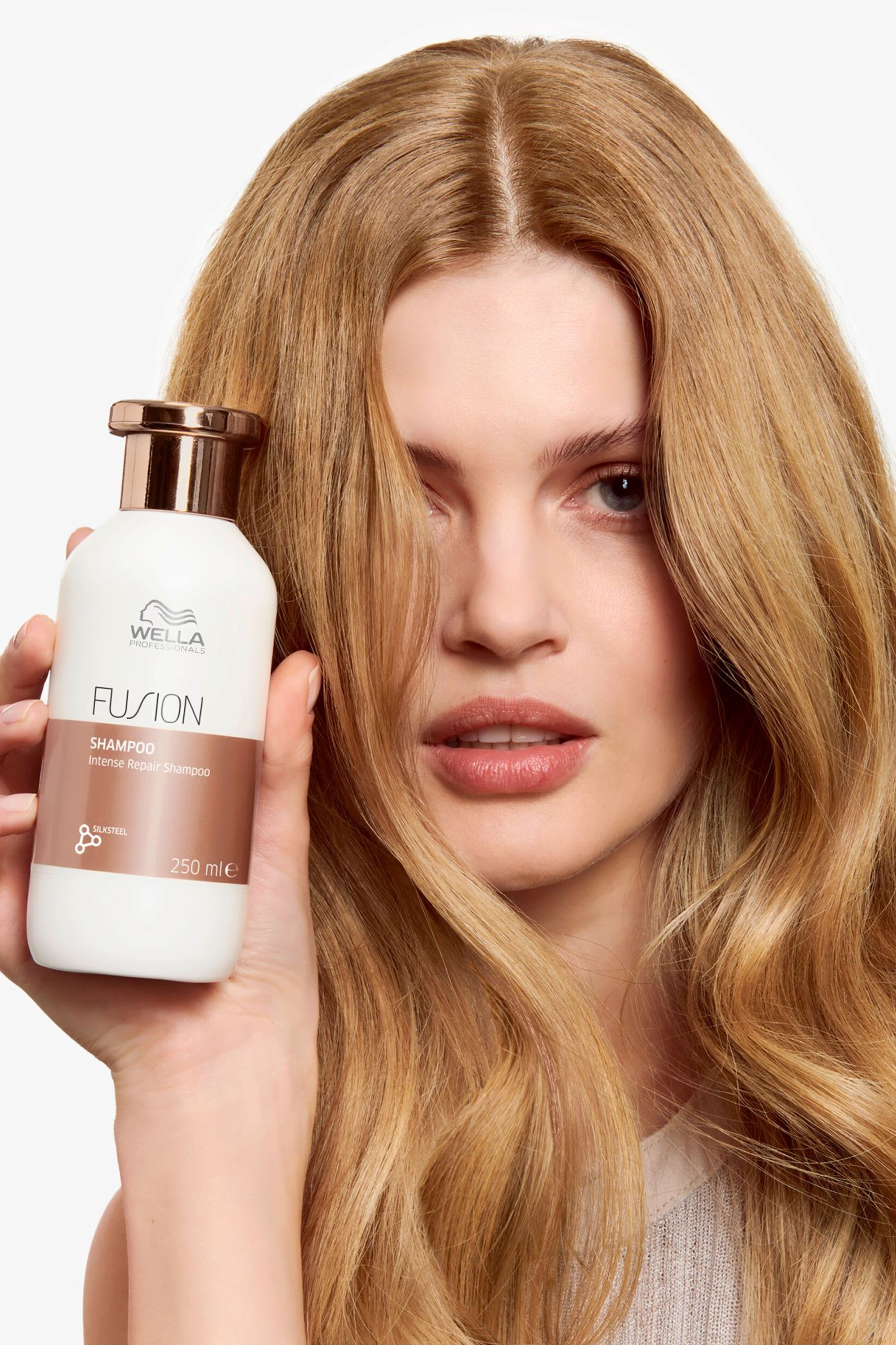 Shampoing réparation intense pour cheveux abîmés et fragilisés Fusion