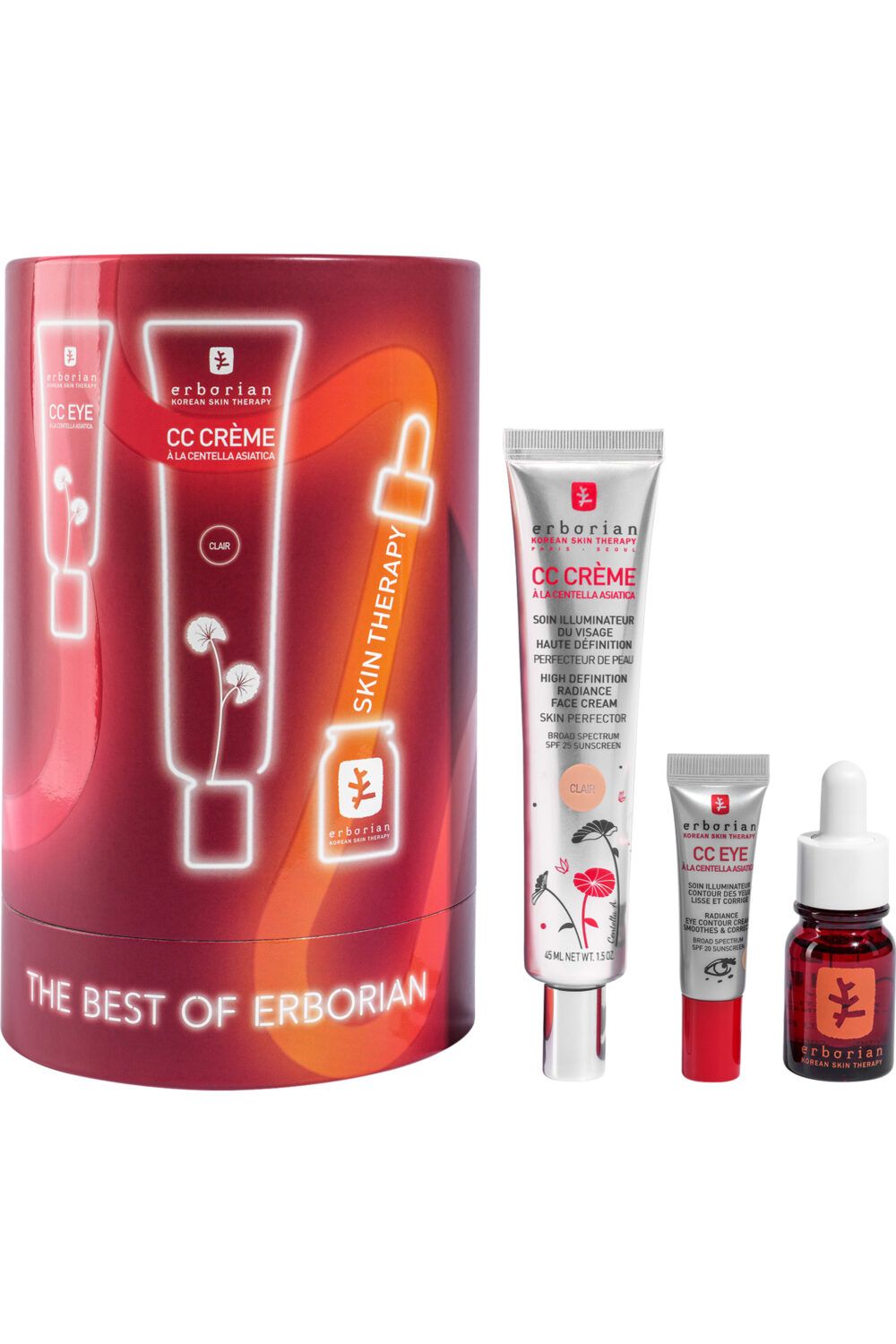 Erborian - Coffret CC crème Claire, CC eye & Skin Therapy