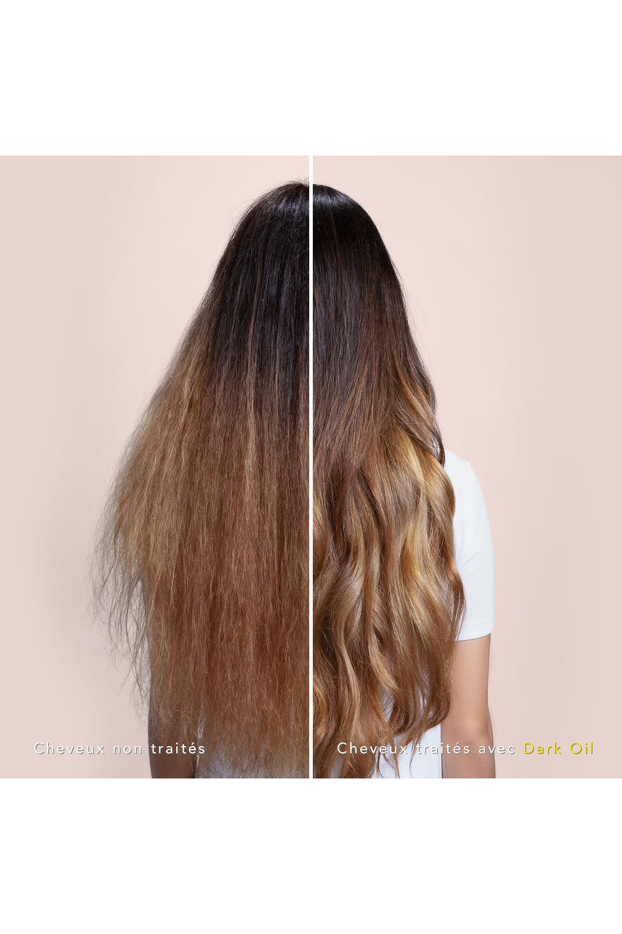 Huile capillaire lissante, réparatrice et coiffante Dark Oil