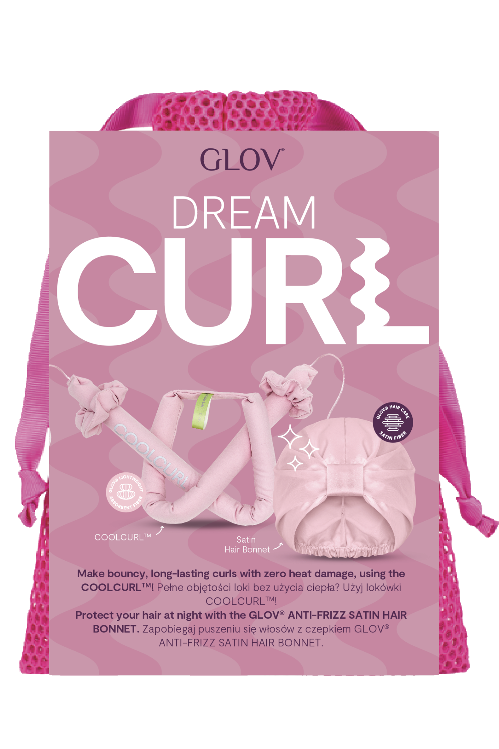 Coffret accessoires pour boucles sans chaleur Dream Curl