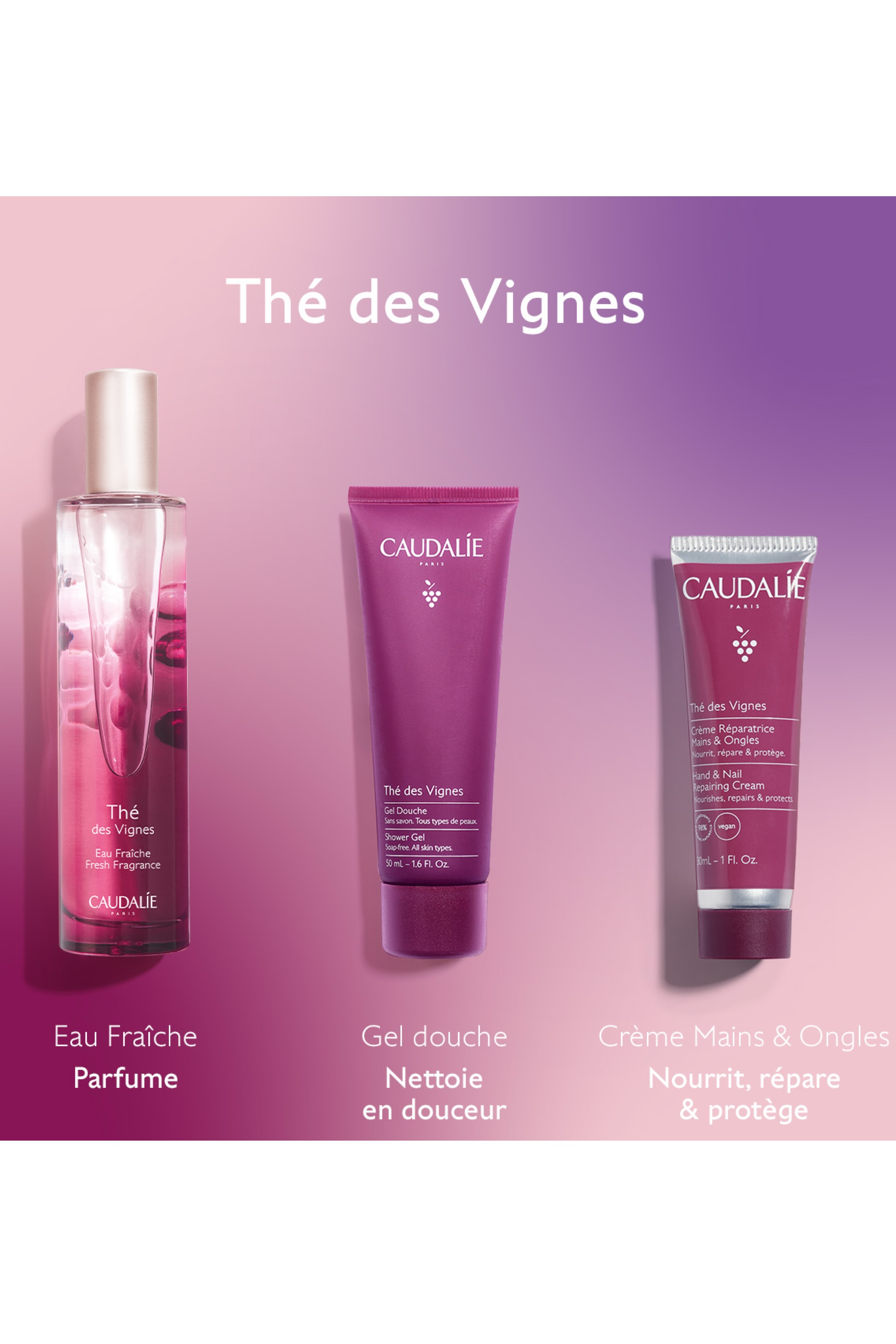 Coffret Eau Fraîche Obsession Thé des Vignes + 2 soins offerts