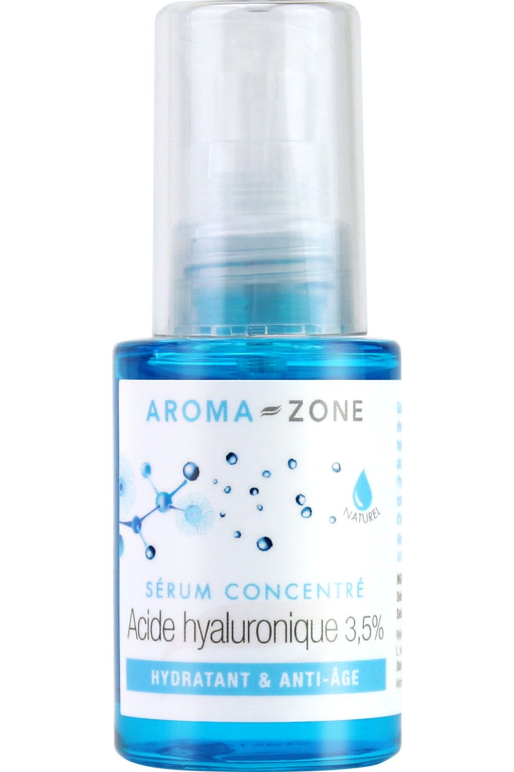 Aroma-Zone - Sérum concentré d'acide hyaluronique 3,5% rechargeable