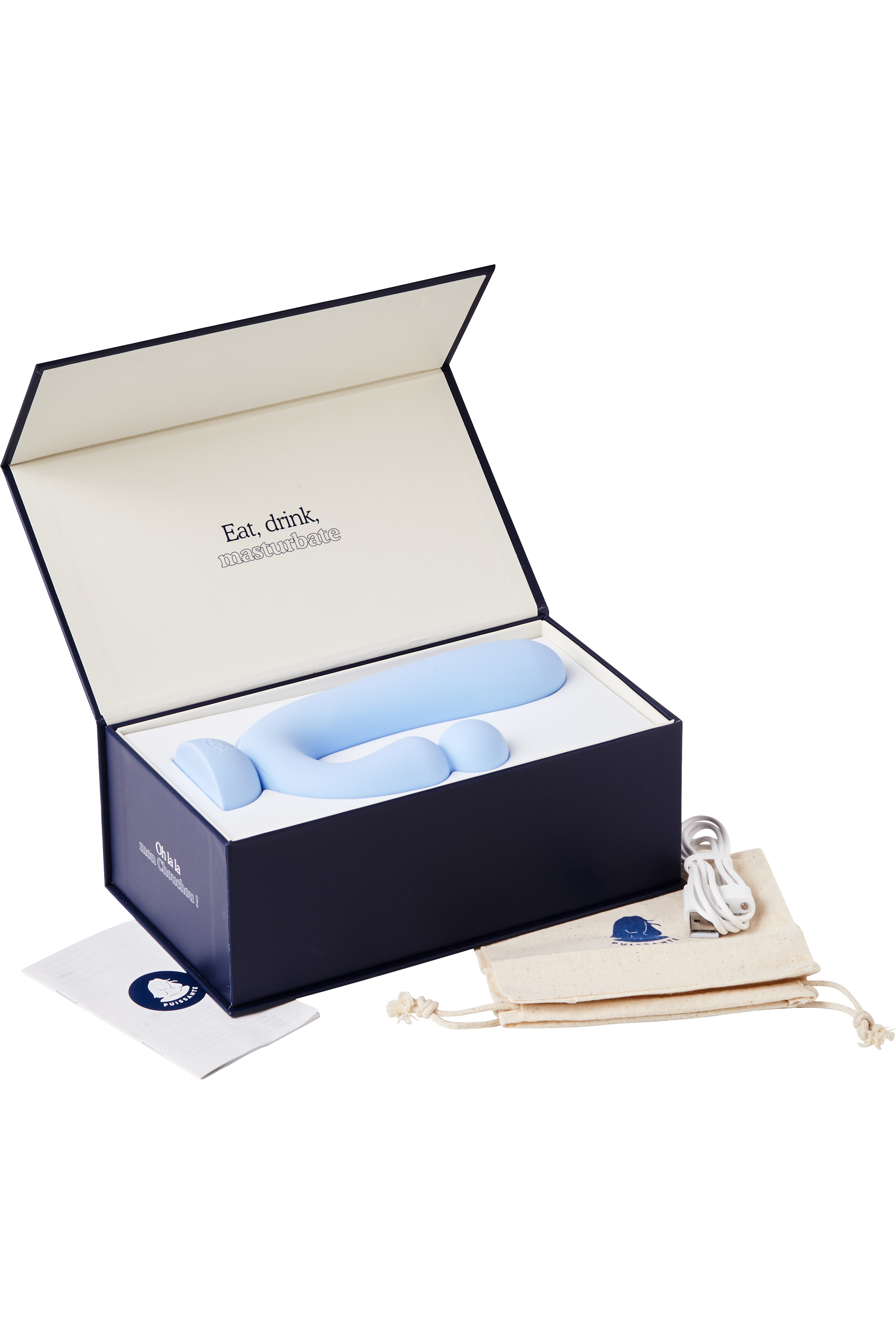 Vibromasseur Chouchou bleu ciel