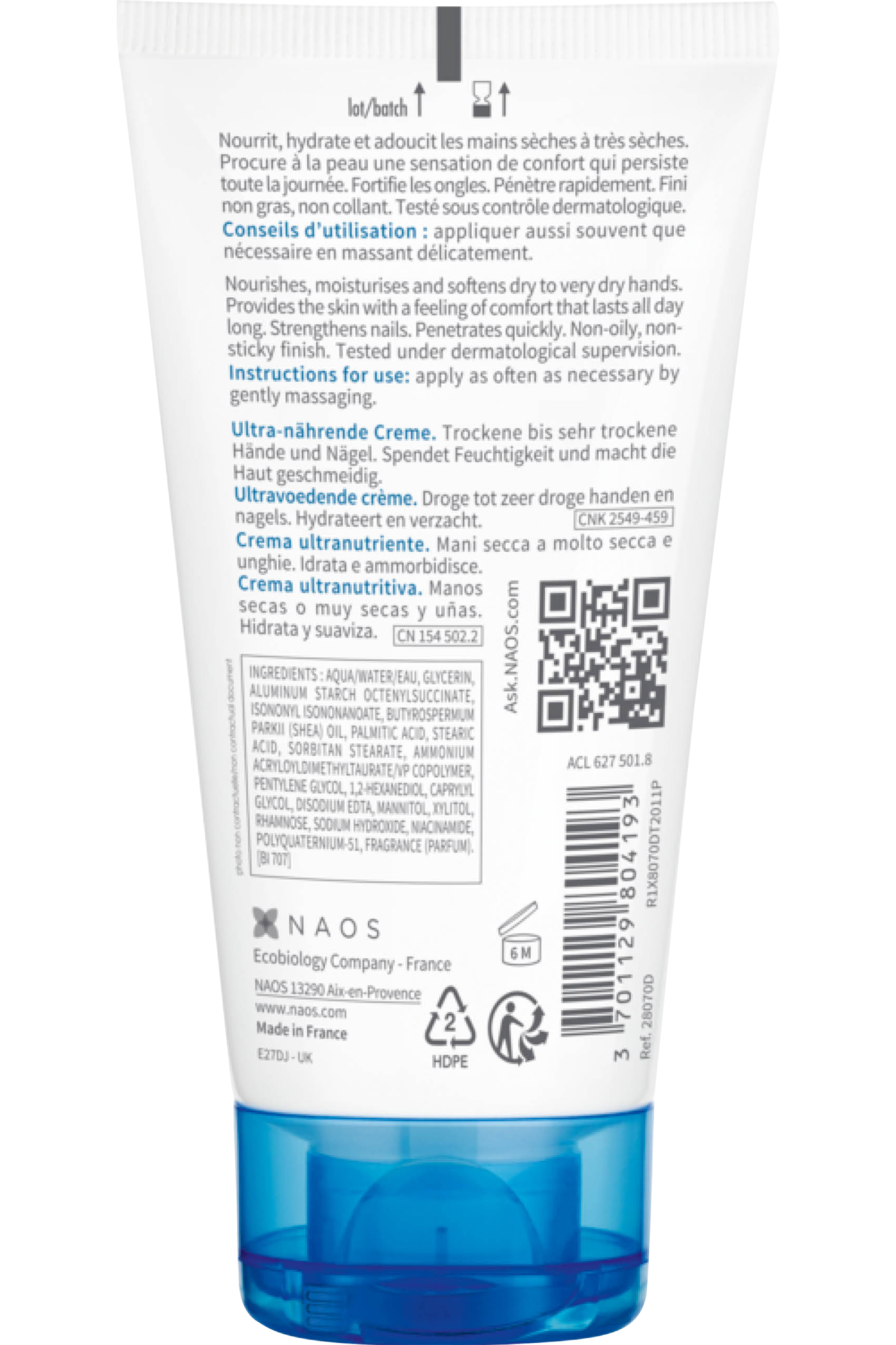 Lot de 2 crèmes mains et ongles réparatrice Atoderm