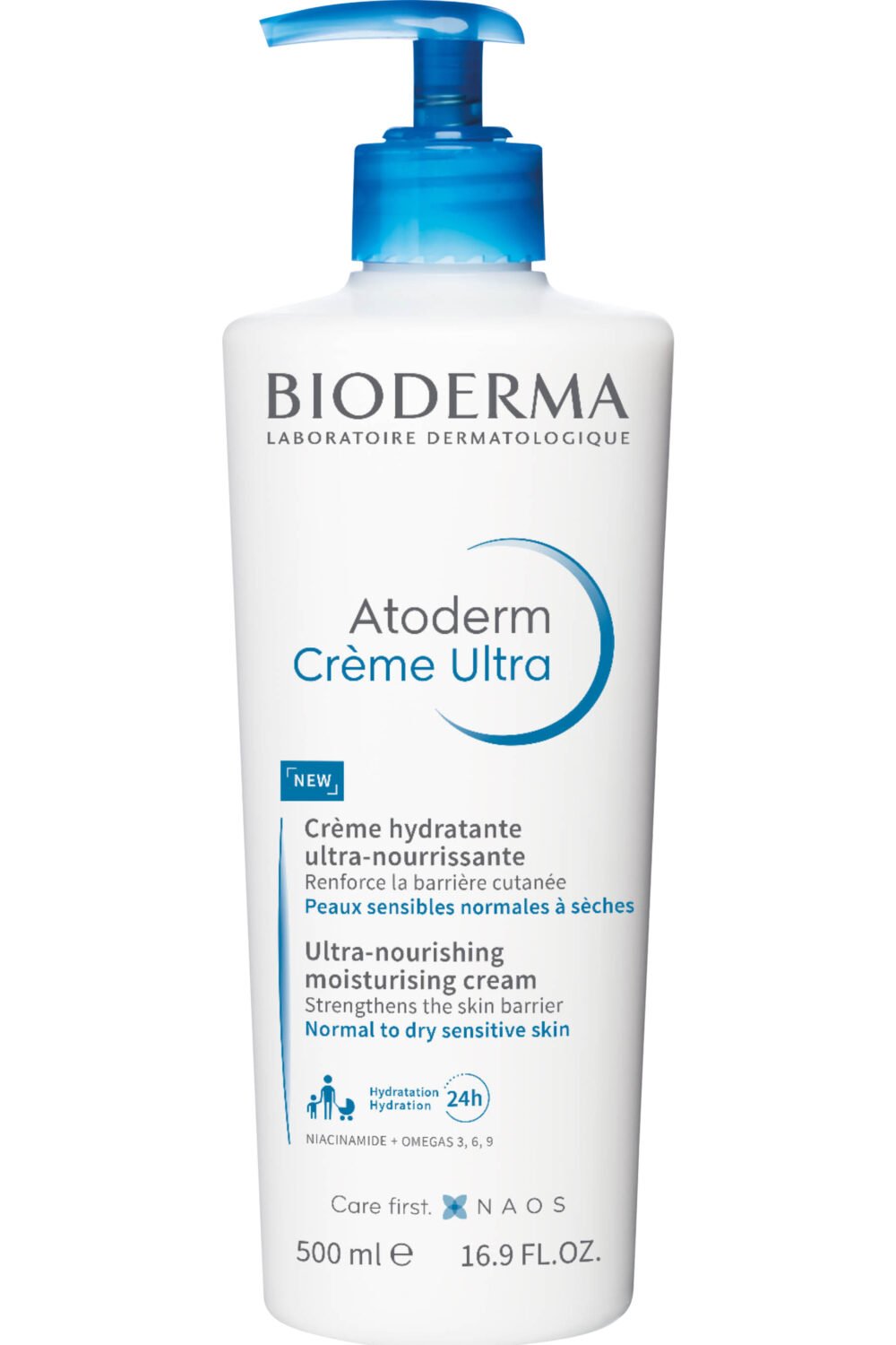 Bioderma - Crème corps hydratante sans parfum Atoderm OK 500ml