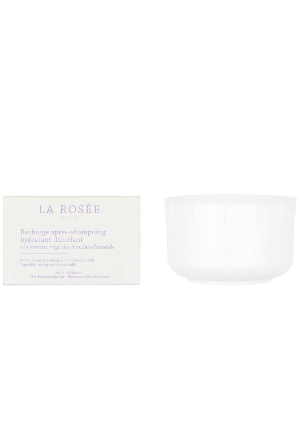 La Rosée - Après-shampoing hydratant démêlant rechargeable Recharge 200g