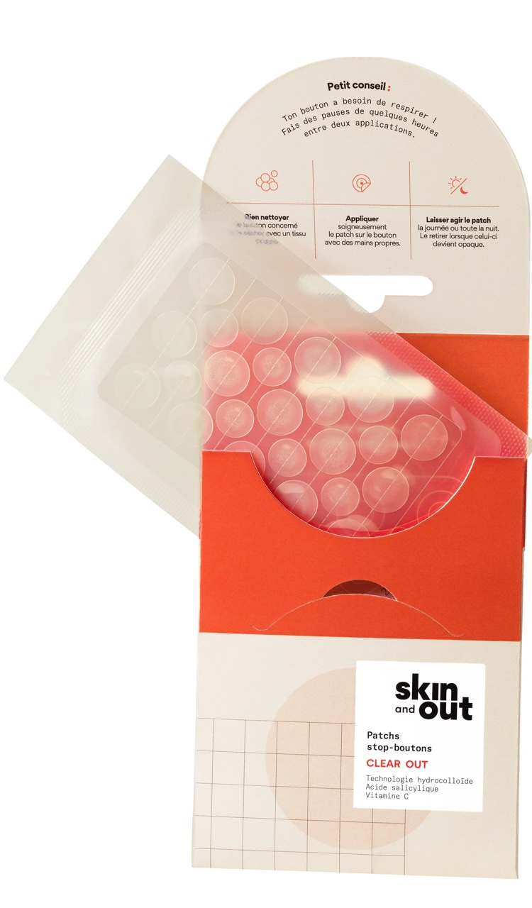 Patchs stop-boutons Clear out