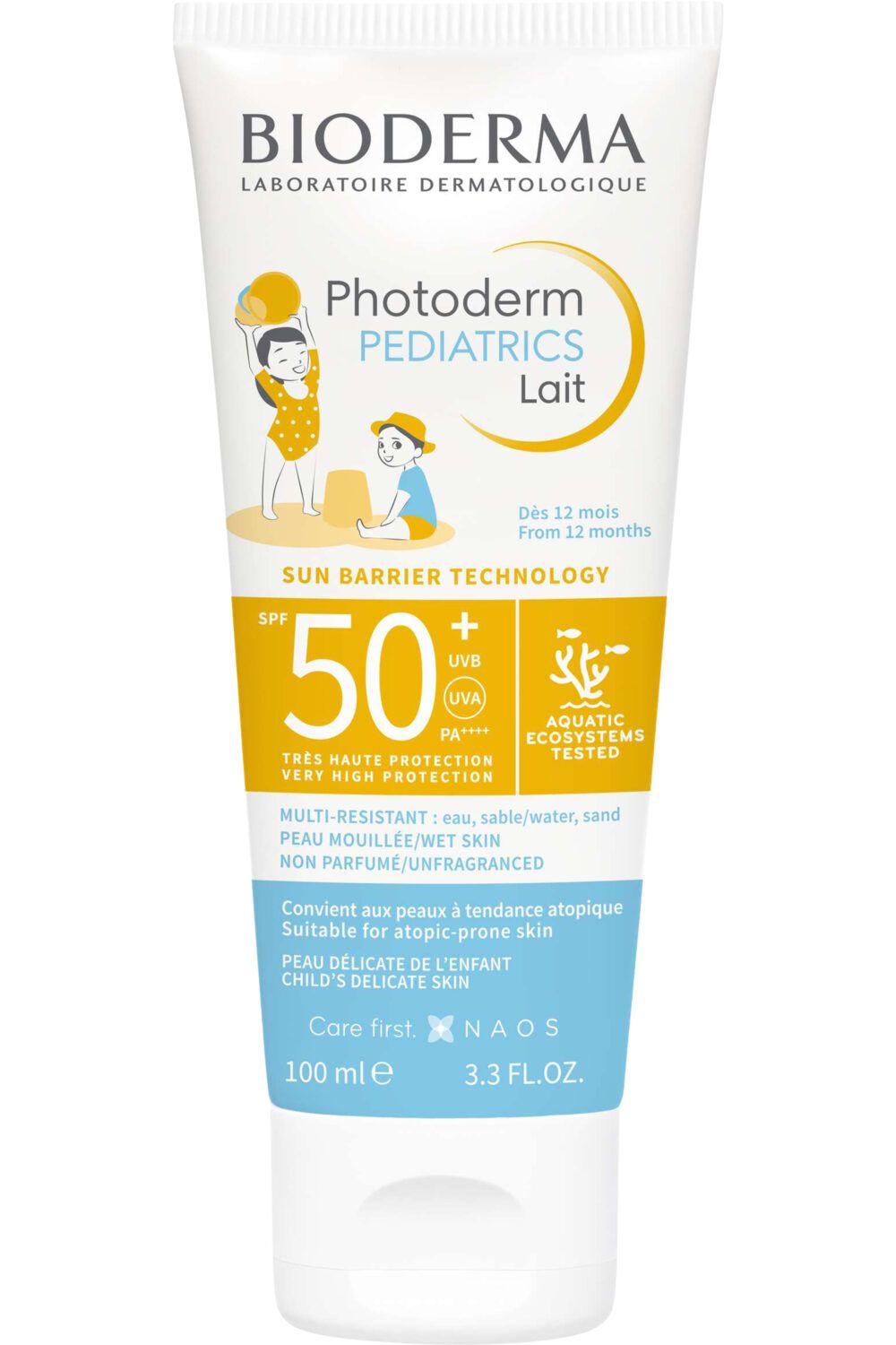 Bioderma - Crème solaire Photoderm Pediatrics Lait SPF 50+