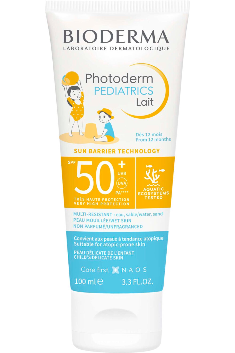 Bioderma - Crème solaire Photoderm Pediatrics Lait SPF 50+