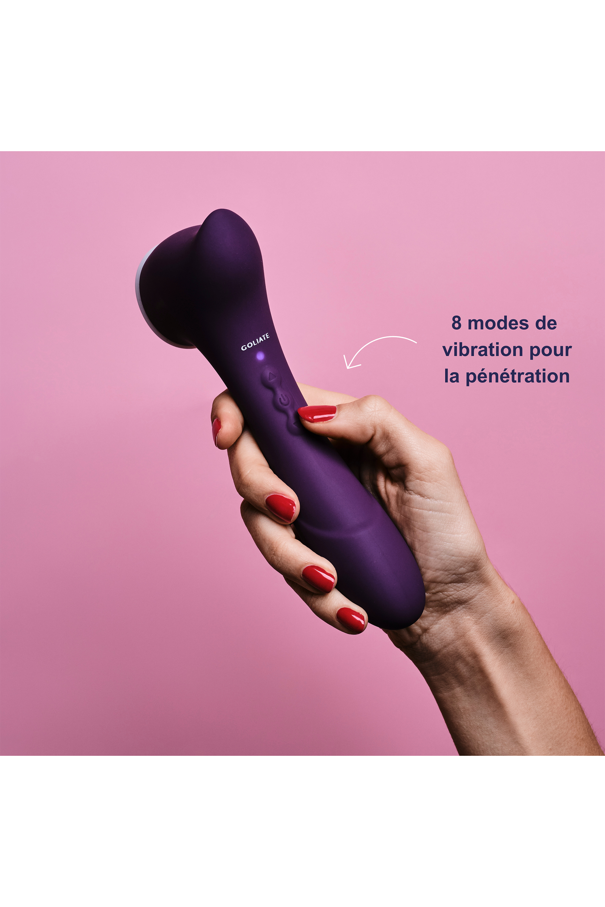 Sextoy 2 en 1 stimulateur clitoridien & vibromasseur The Amazing
