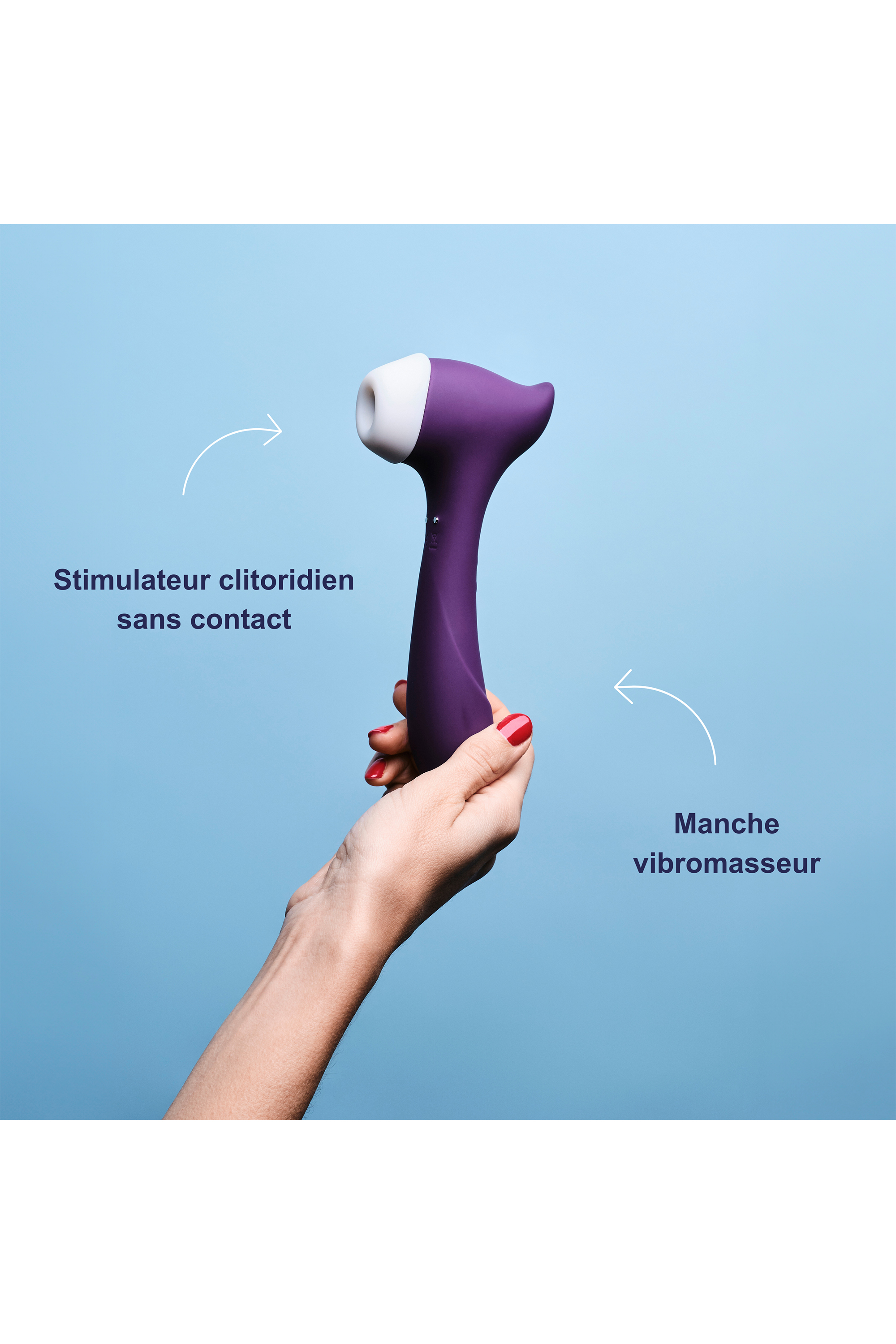Sextoy 2 en 1 stimulateur clitoridien & vibromasseur The Amazing