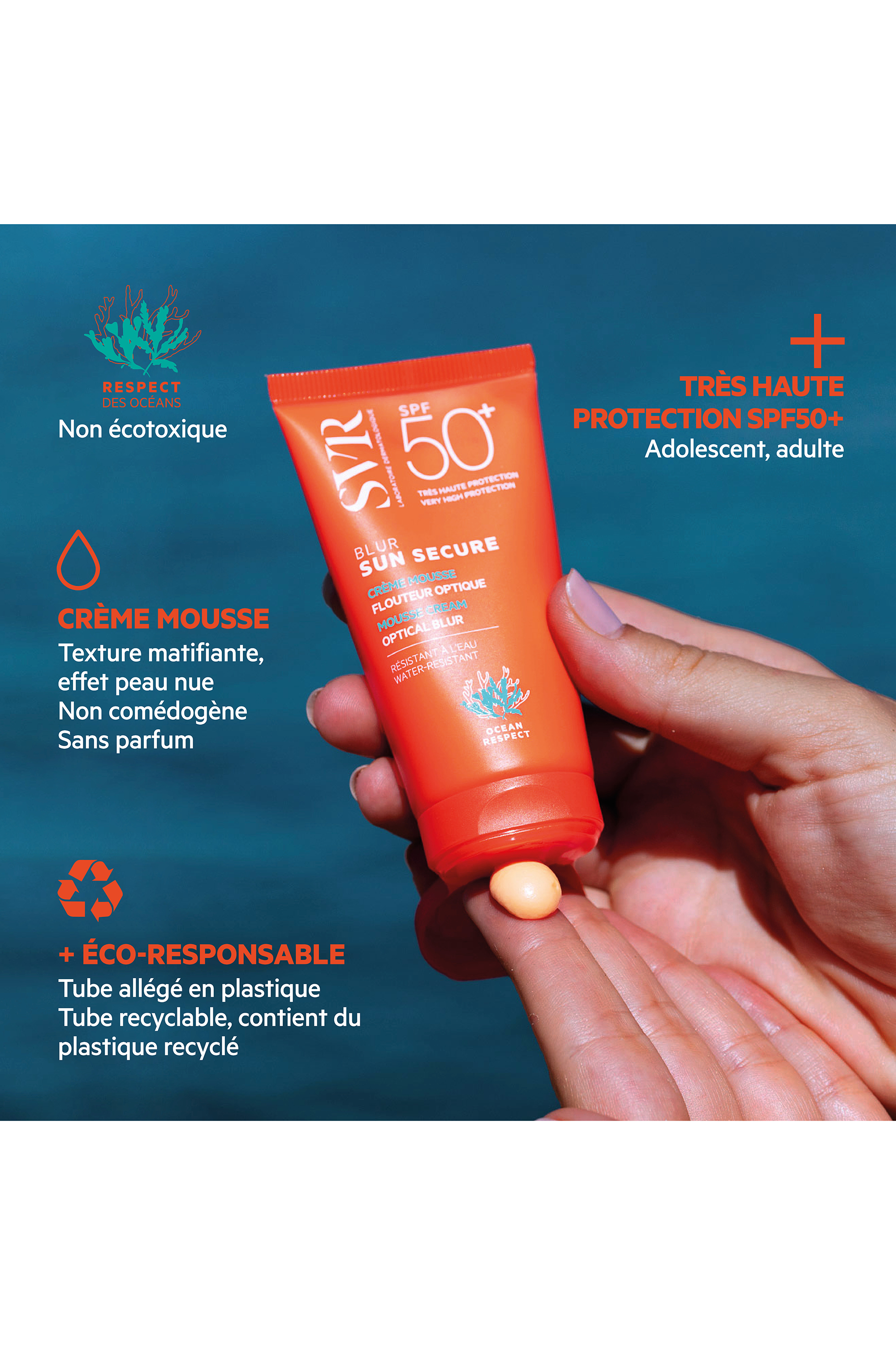 Crème solaire Sun Secure Blur SPF50+