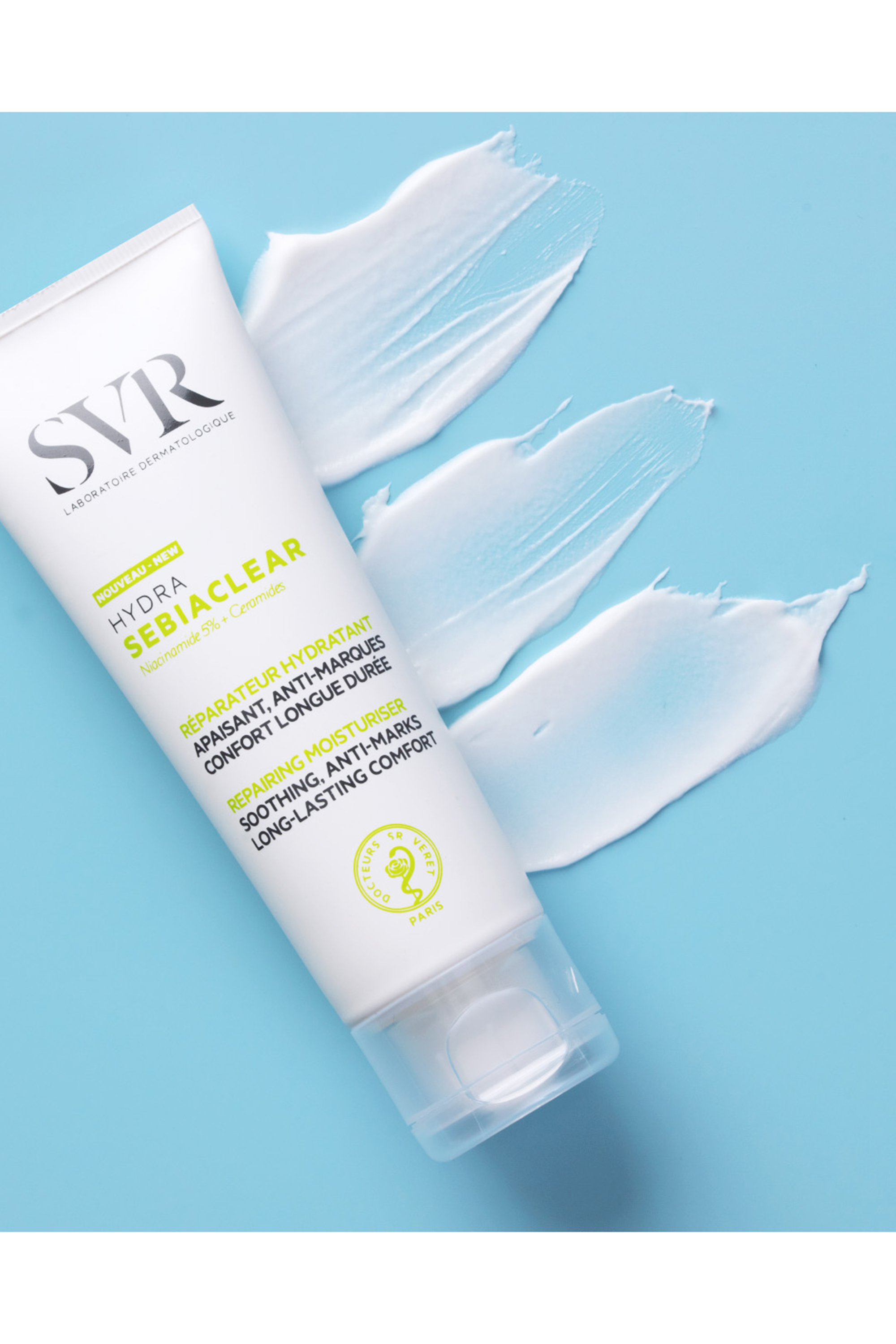 Soin visage réparateur hydratant & apaisant Sebiaclear