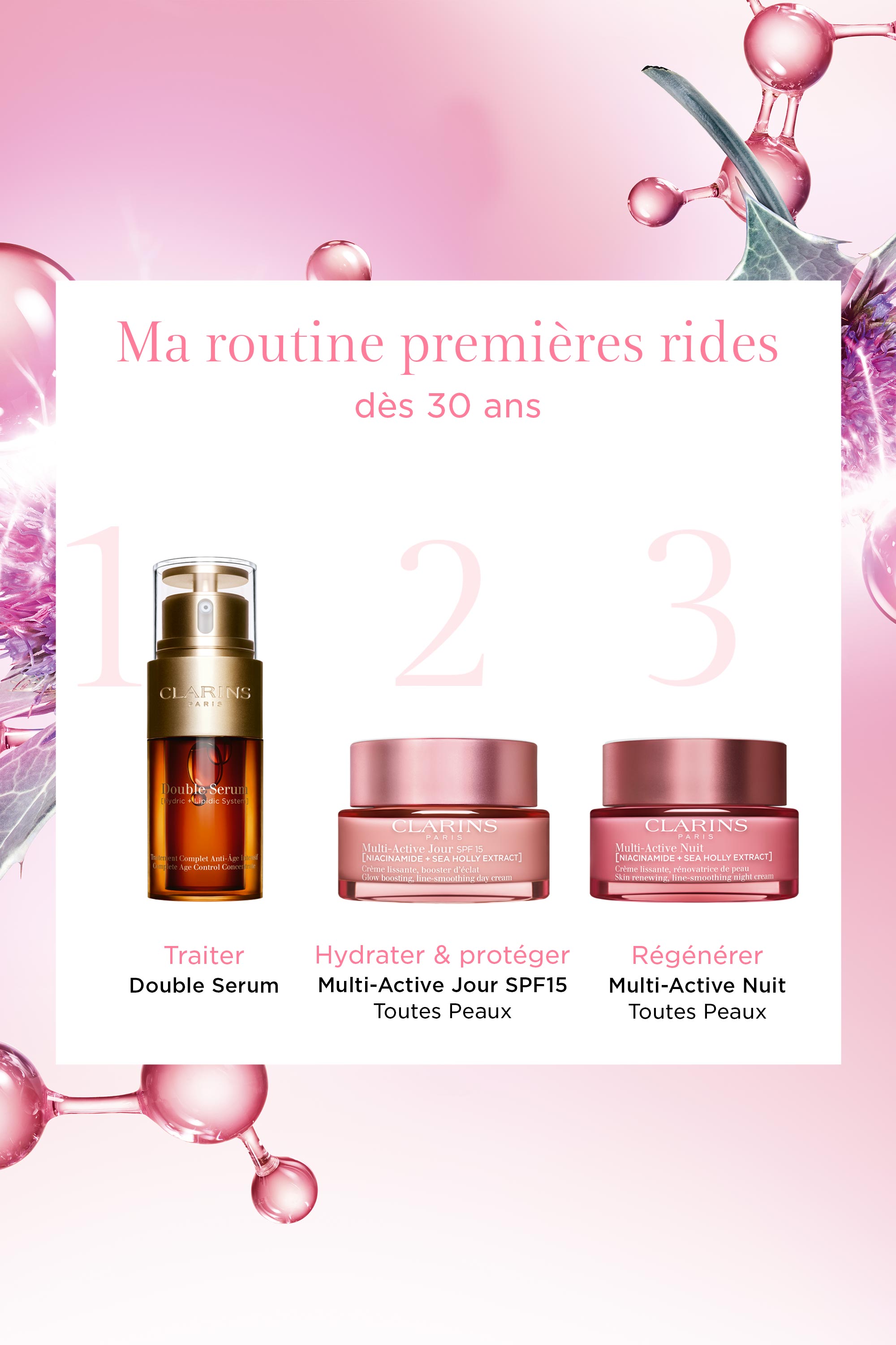 Crème lissante Multi-Active Jour SPF 15 tous types de peaux