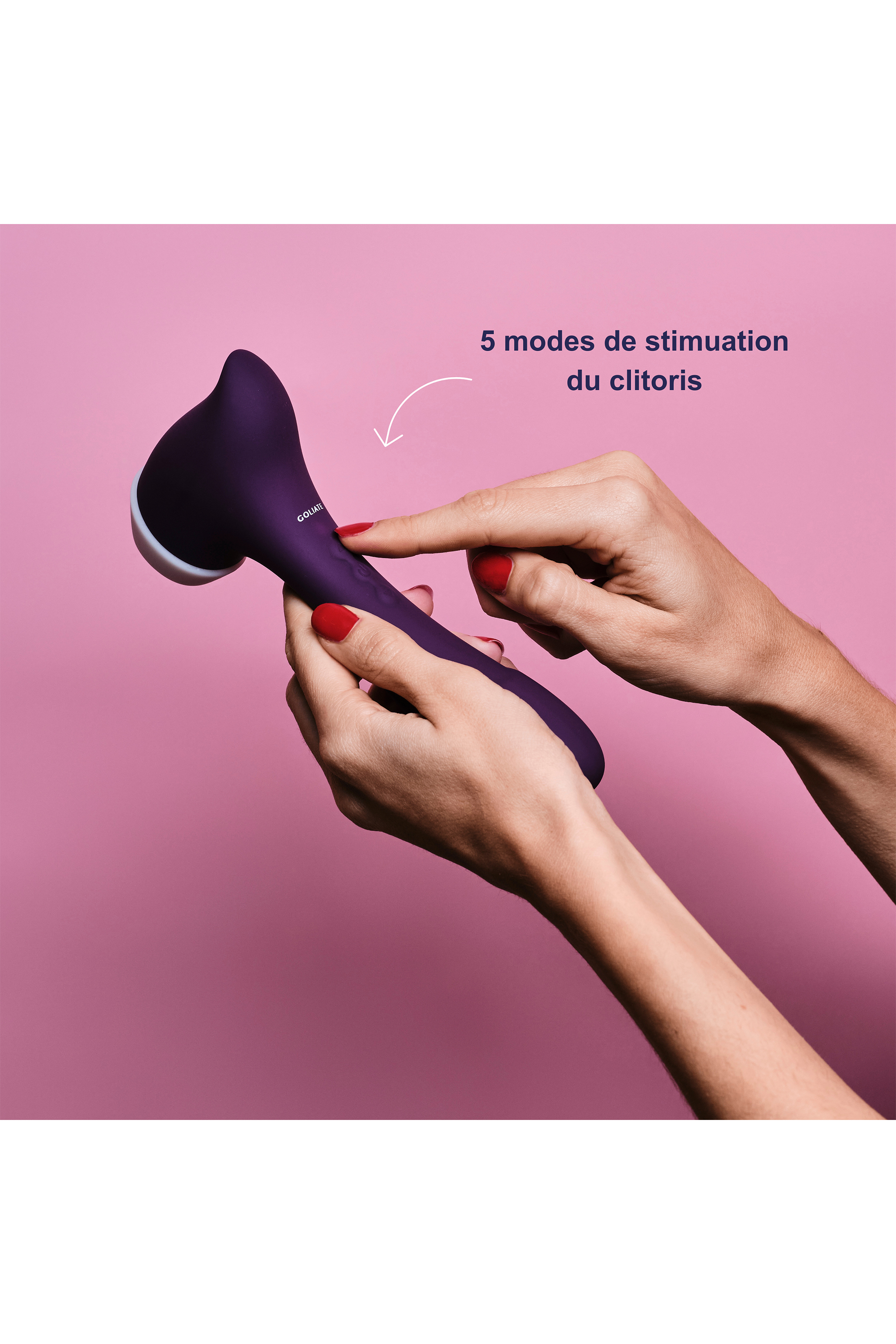 Sextoy 2 en 1 stimulateur clitoridien & vibromasseur The Amazing
