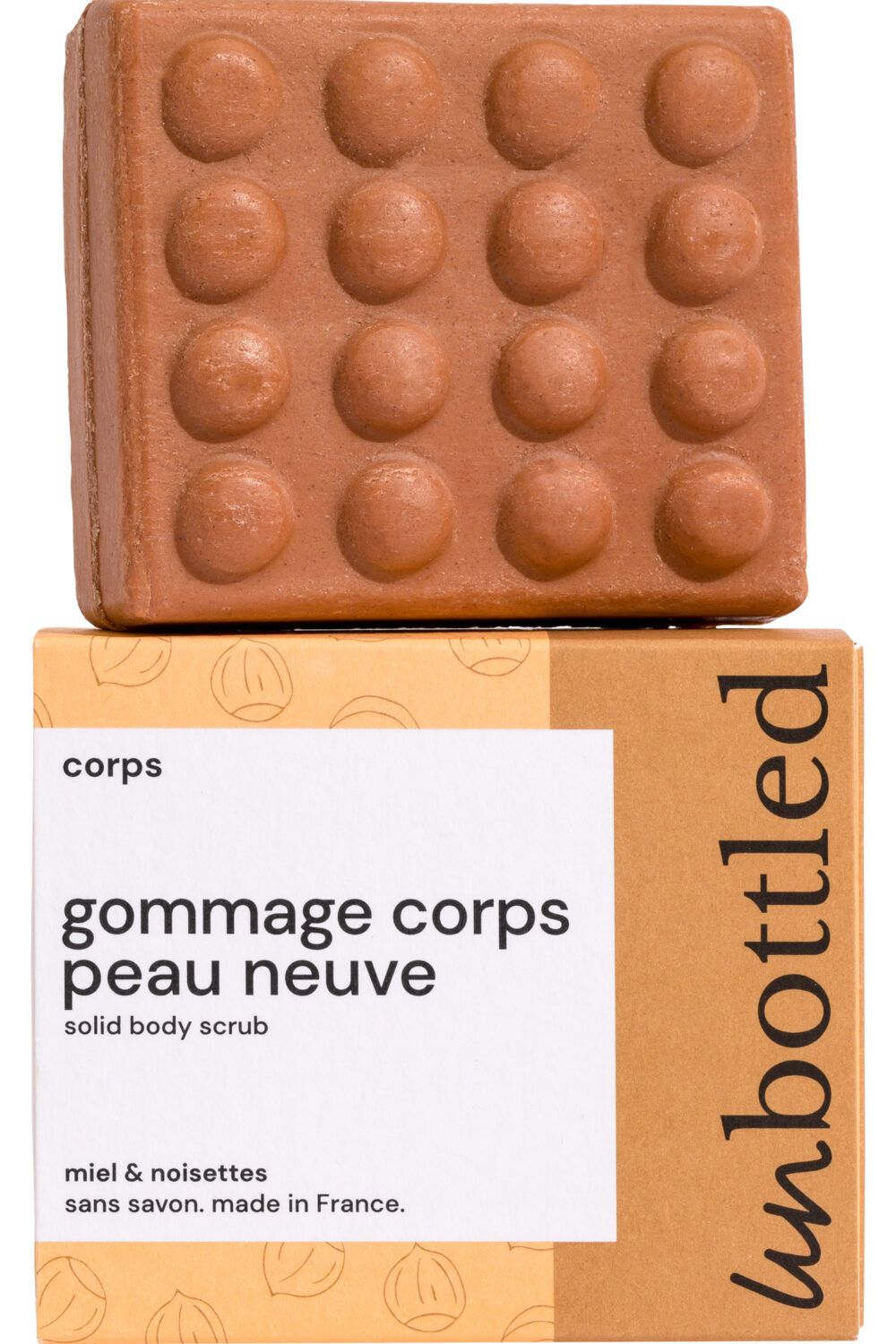 Unbottled - Gommage corps solide peau neuve