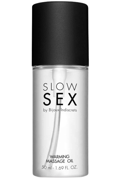 Huile de massage chauffante Slow Sex