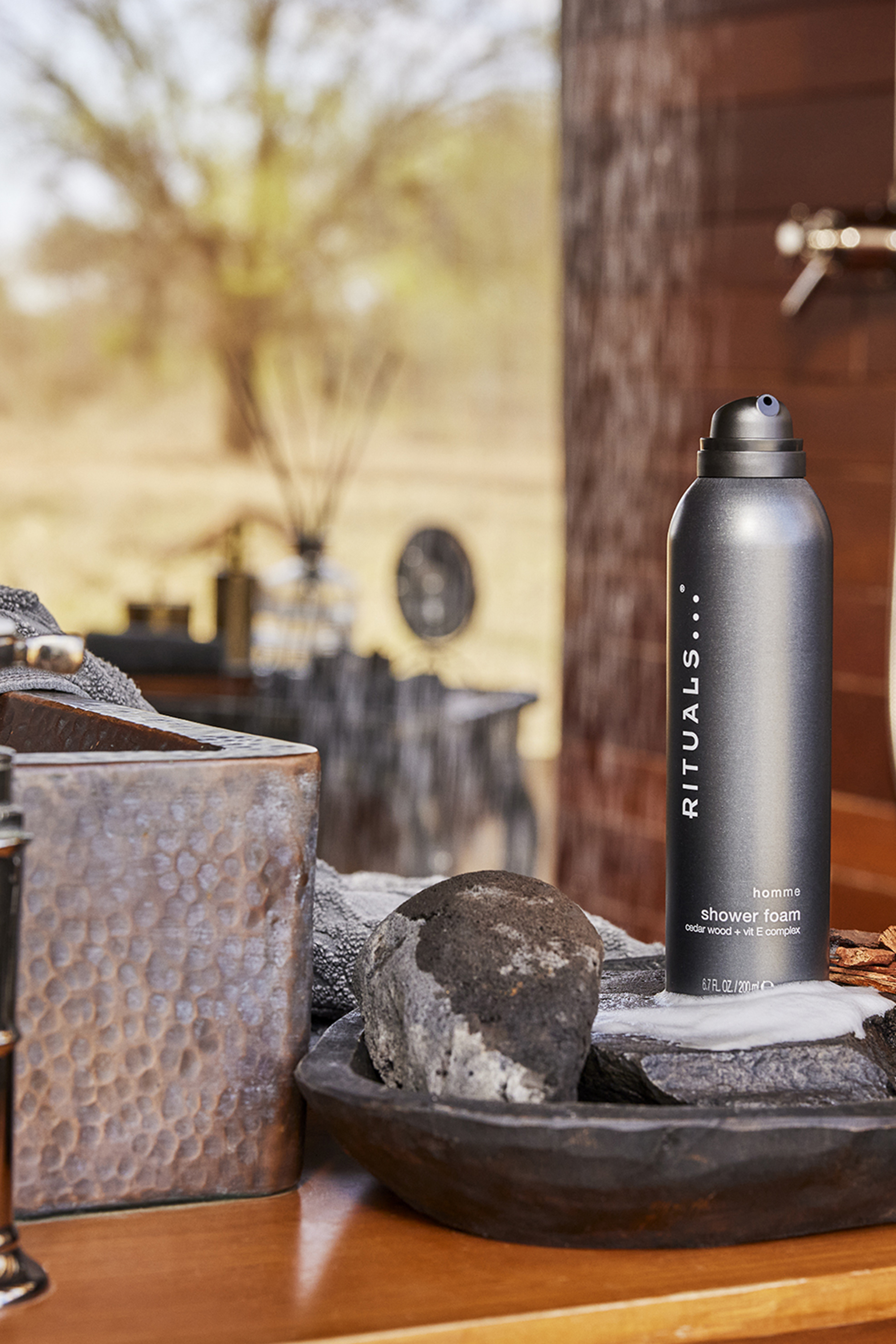 Mousse de douche Homme