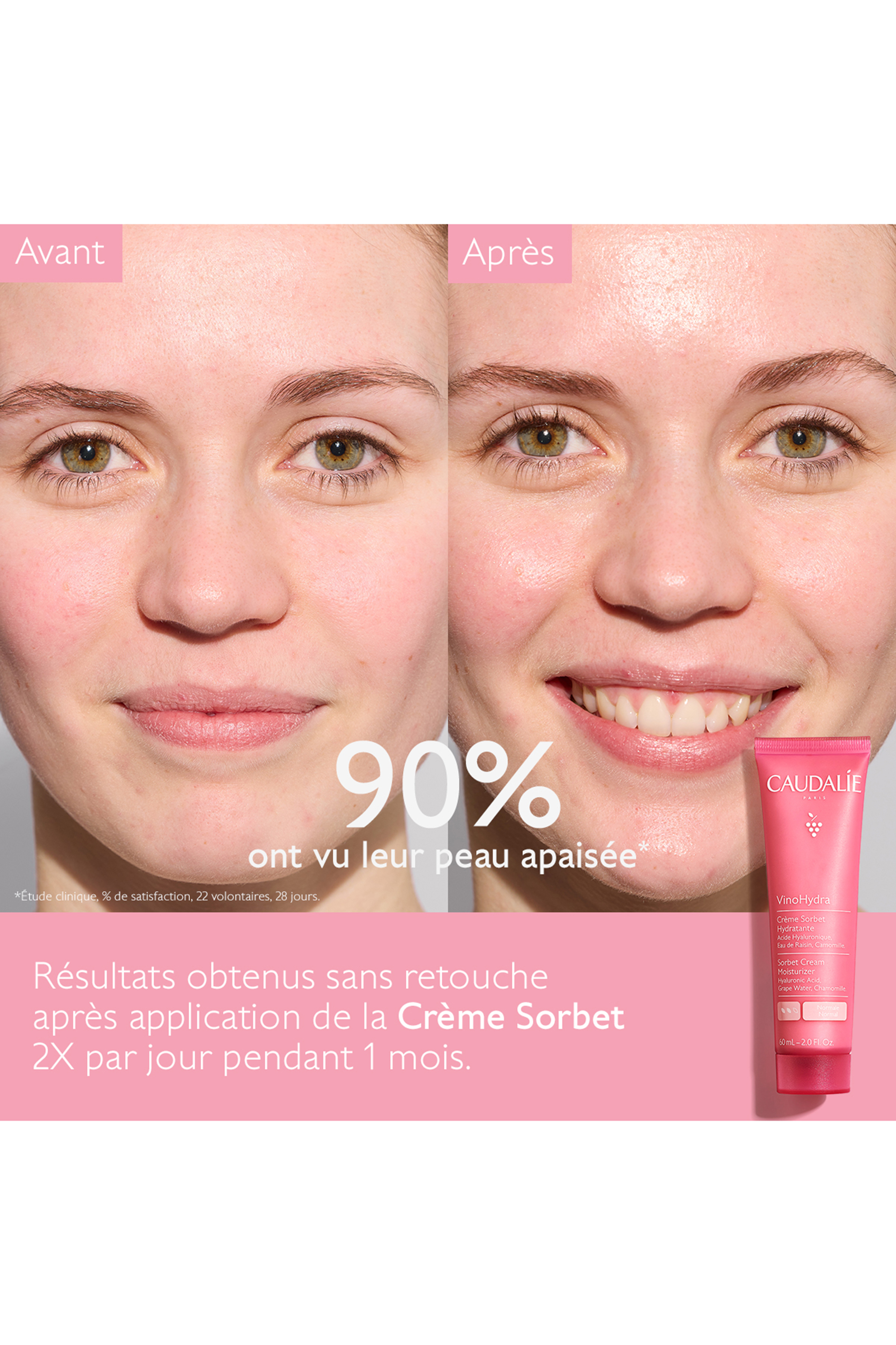 Crème Sorbet Hydratante Vinohydra