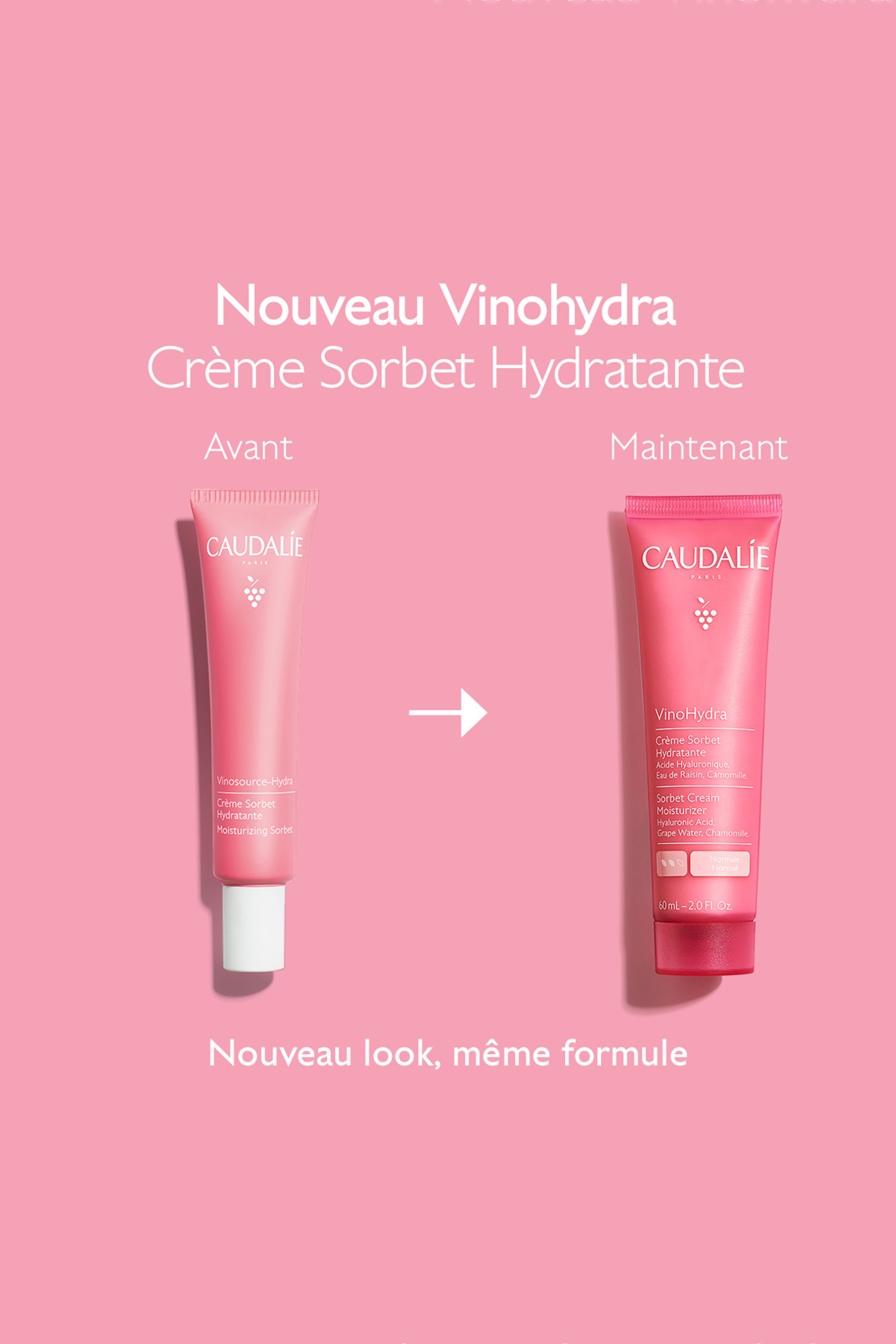 Crème Sorbet Hydratante Vinohydra