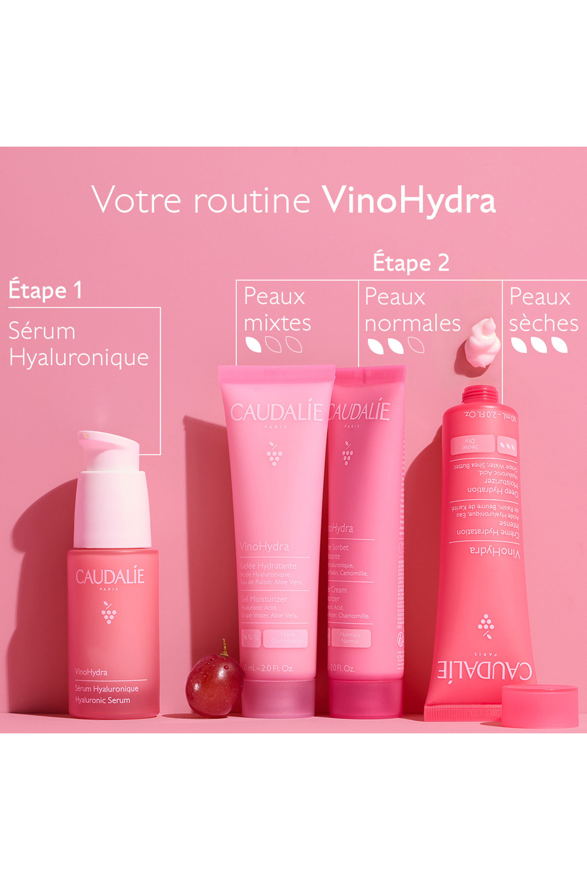 Crème Sorbet Hydratante Vinohydra