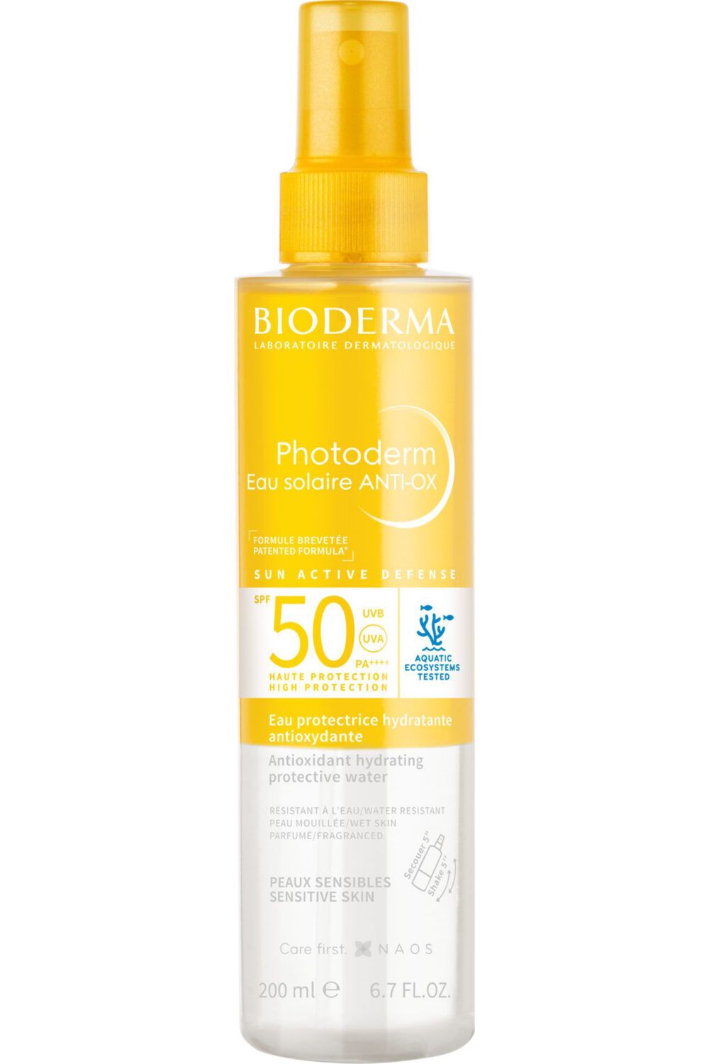 Bioderma - Eau solaire Photoderm Anti-Ox SPF50