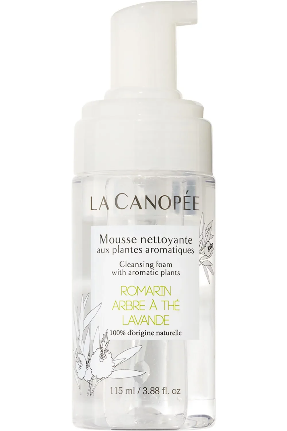 La Canopée - Mousse nettoyante aux plantes aromatiques 115ml
