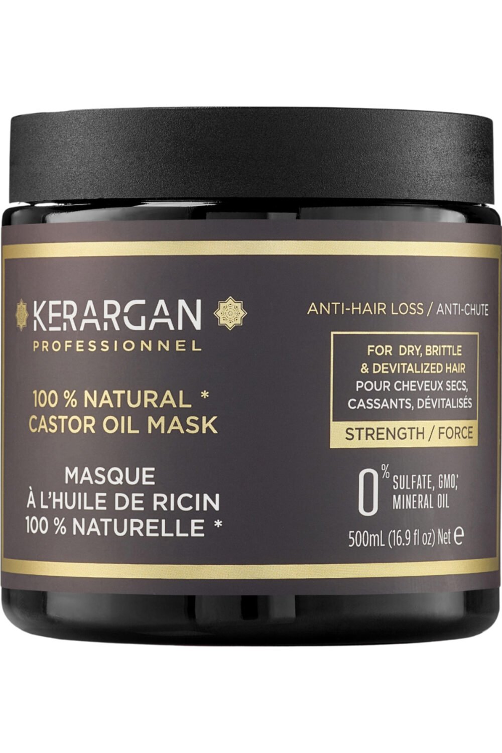 Masque anti-chute &agrave; l&acute;huile de ricin - Kerargan