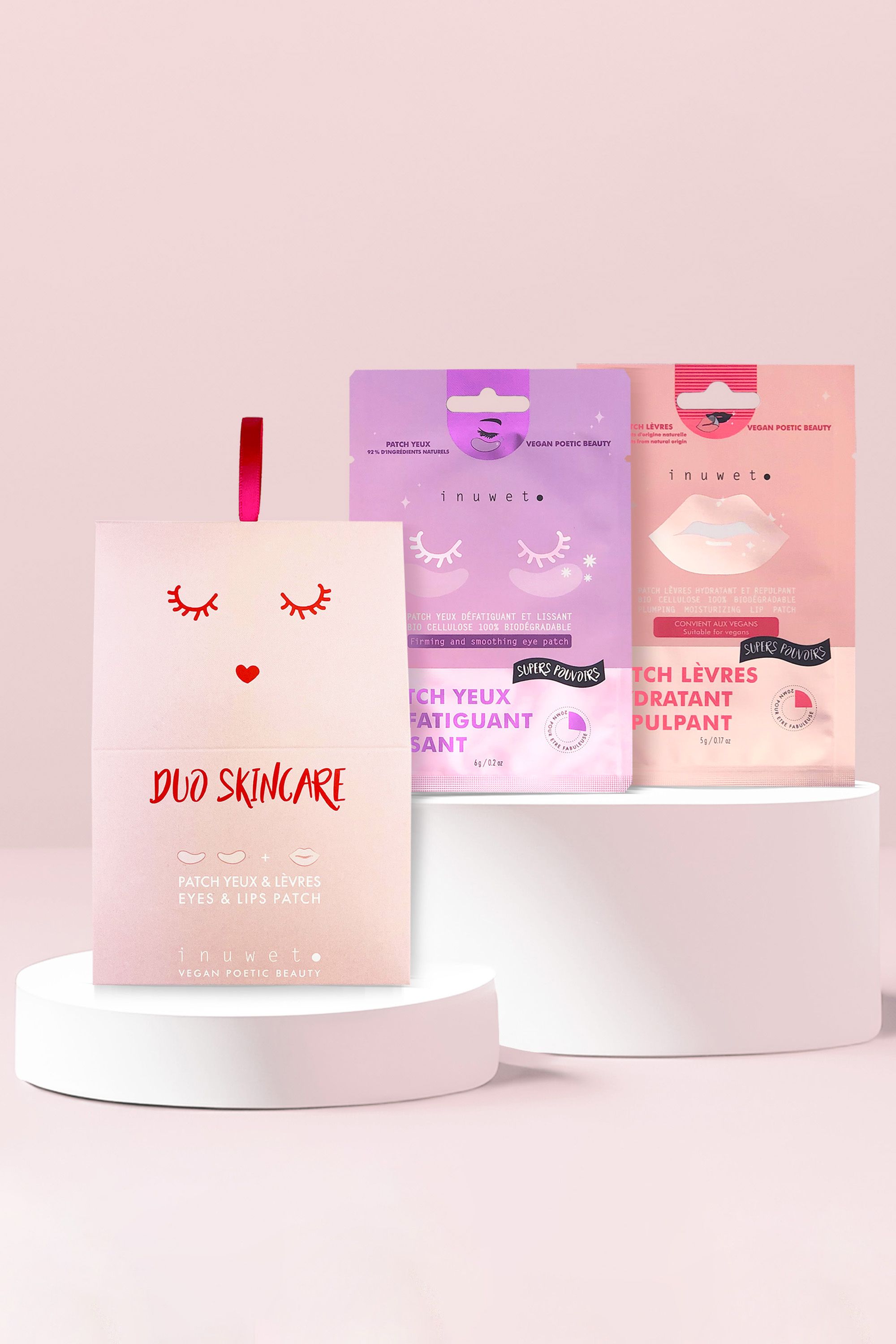 Coffret skincare patch yeux & lèvres