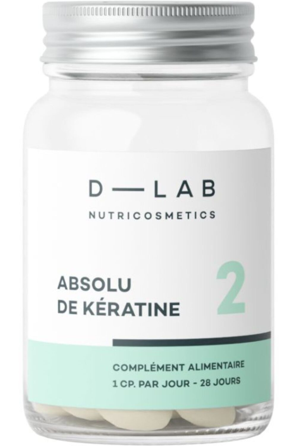 D-LAB Nutricosmetics - Compléments alimentaires pour les cheveux Absolu de Kératine 1 mois