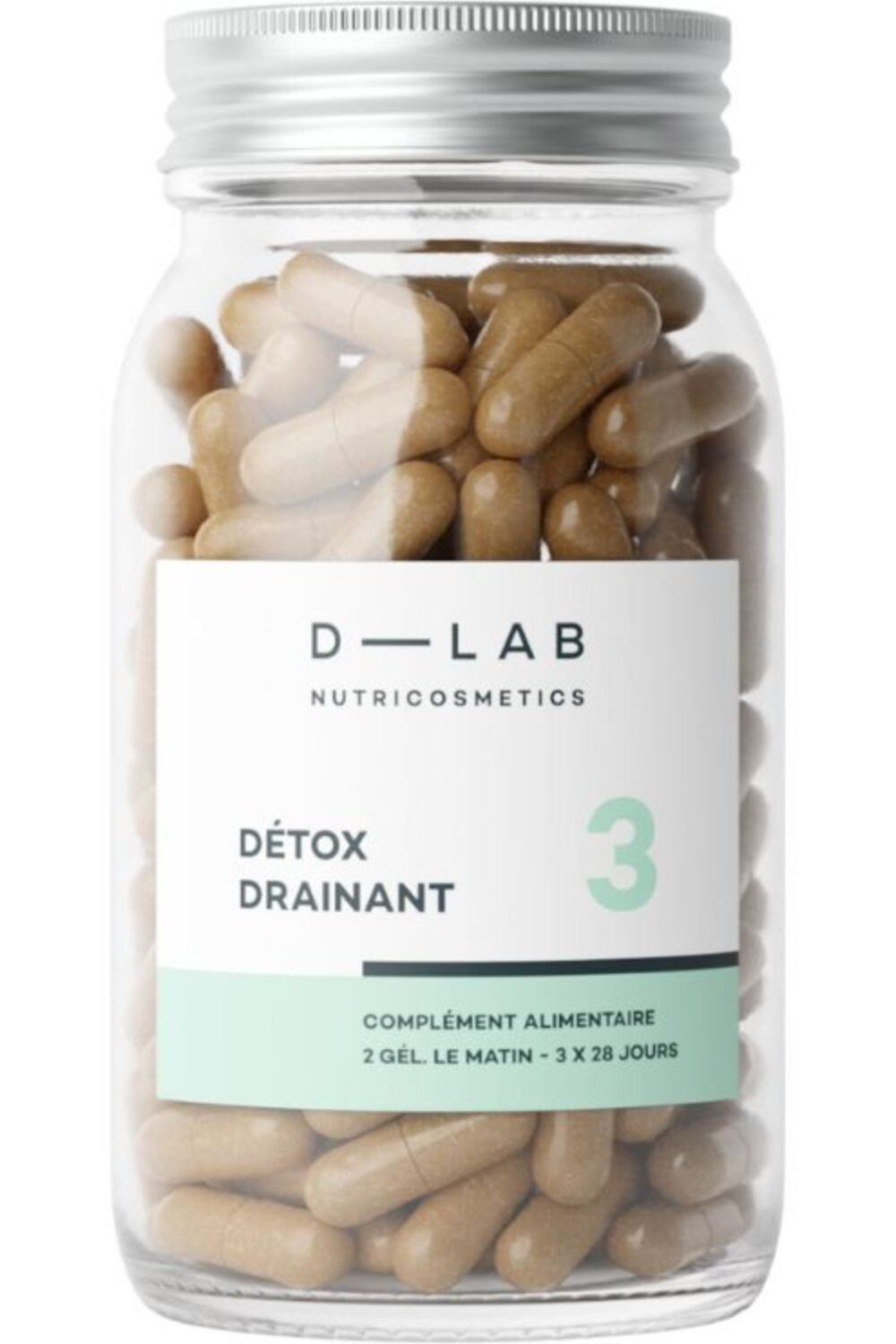 D-LAB Nutricosmetics - Complément alimentaire Detox Drainantttt 3 mois