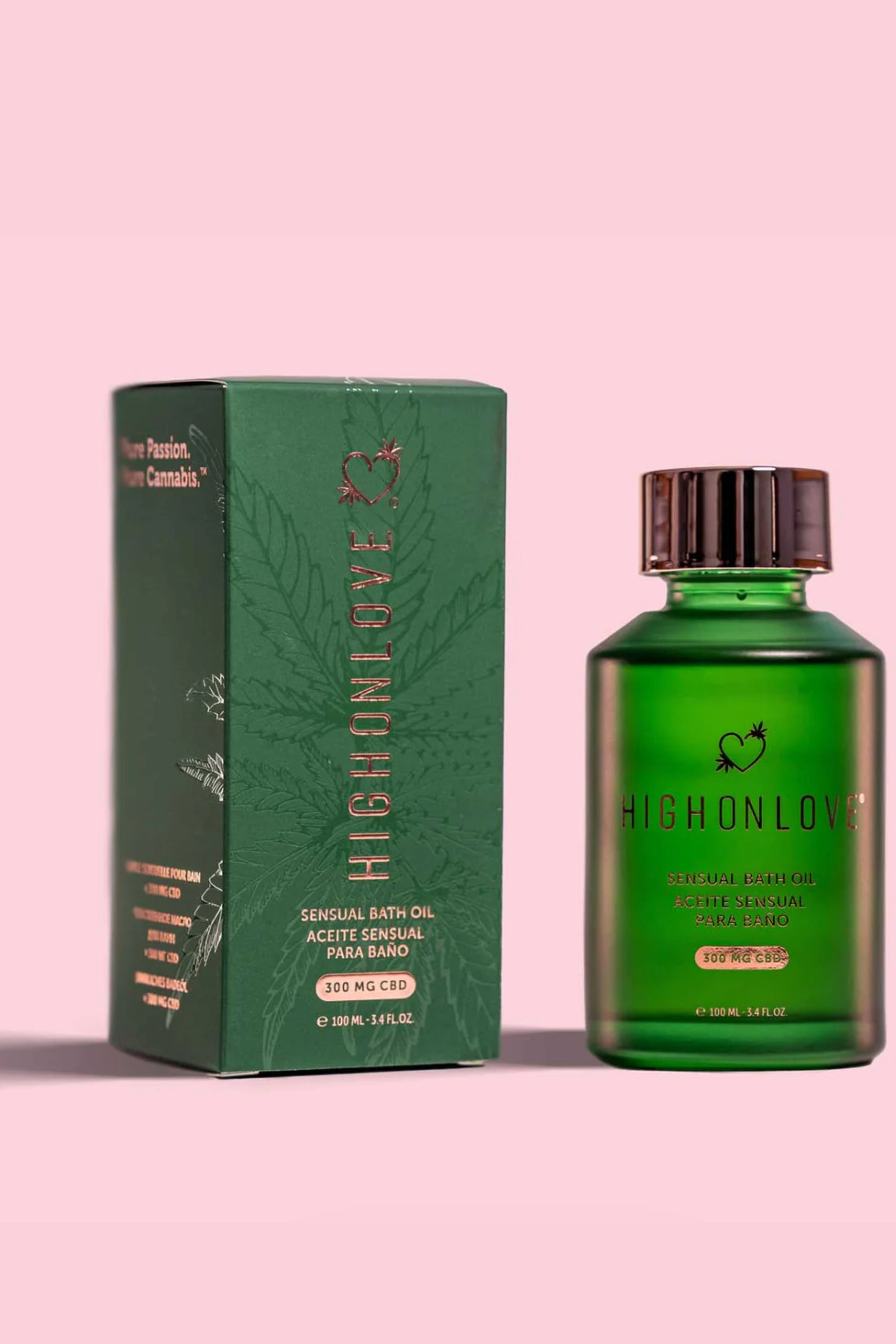Huile de bain sensuelle CBD