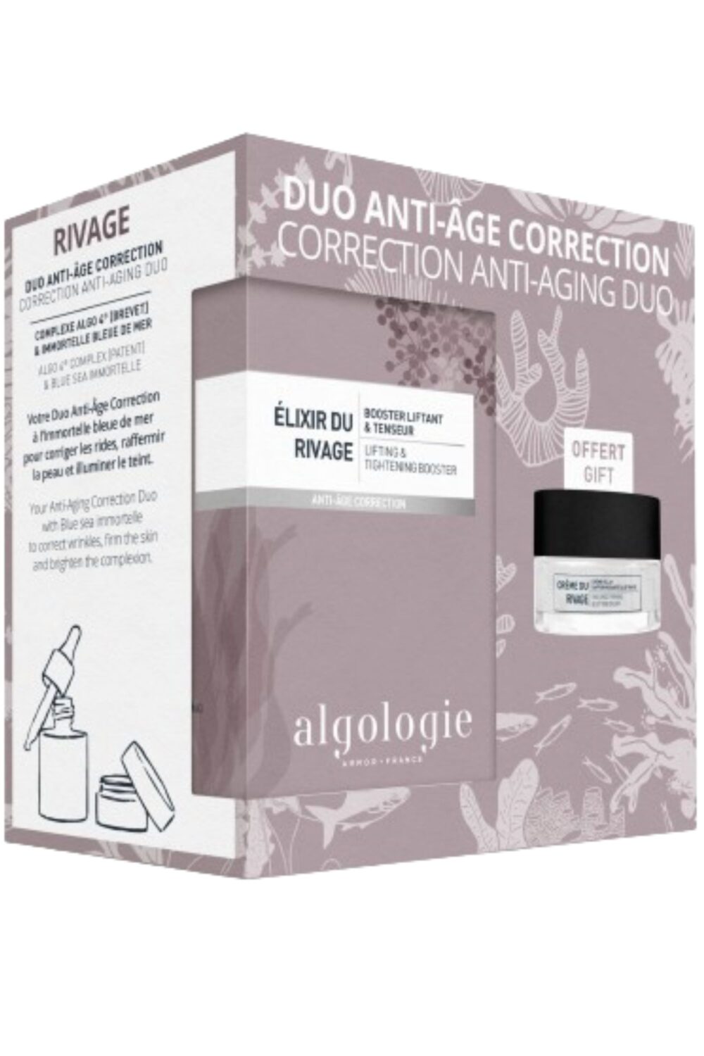 Algologie - Duo Anti-Age Correction avec crème du rivage offerte