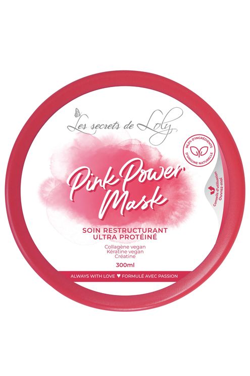 Masque capillaire Pink Power Mask pour cheveux abimés
